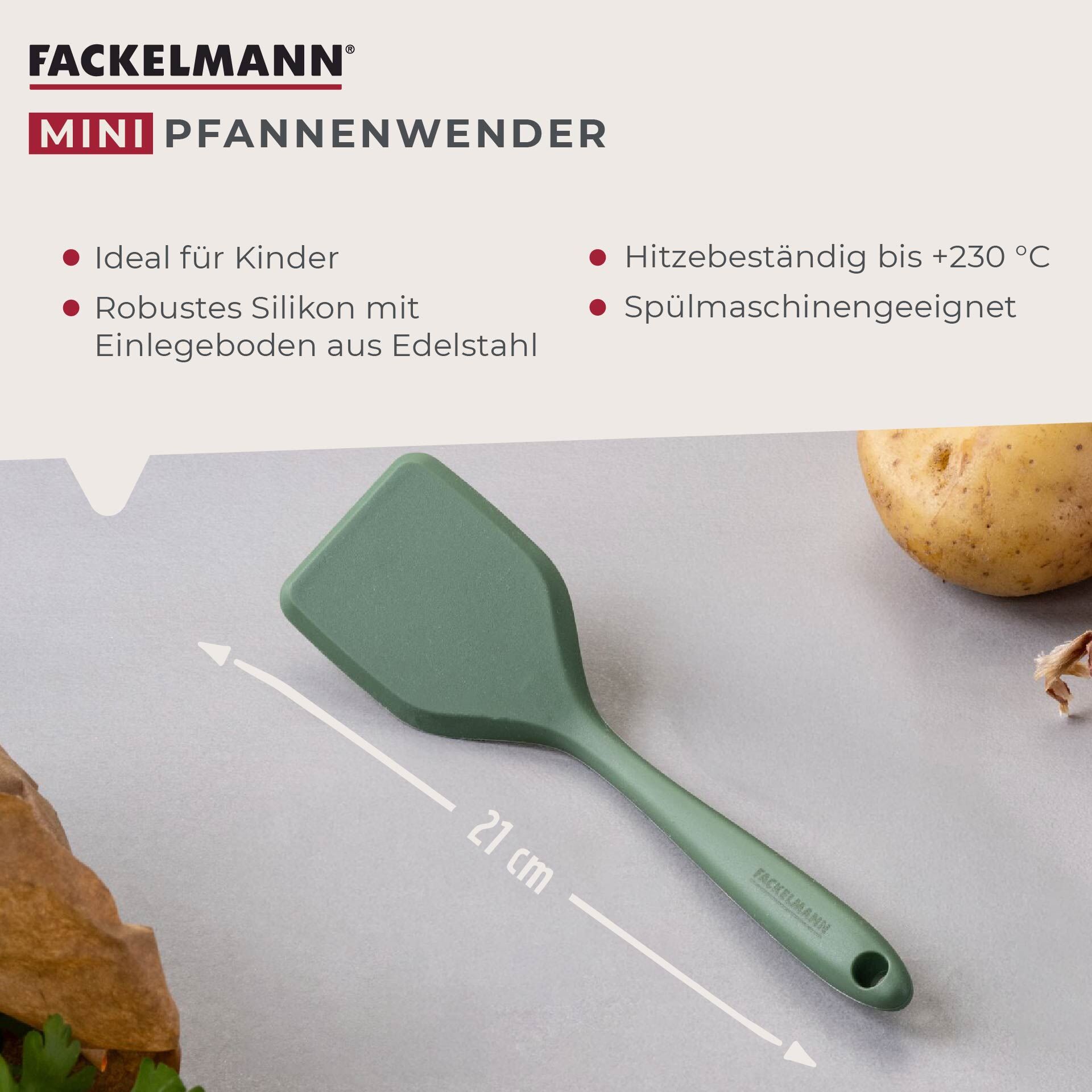 Pfannenwender Mini Cooking, grün