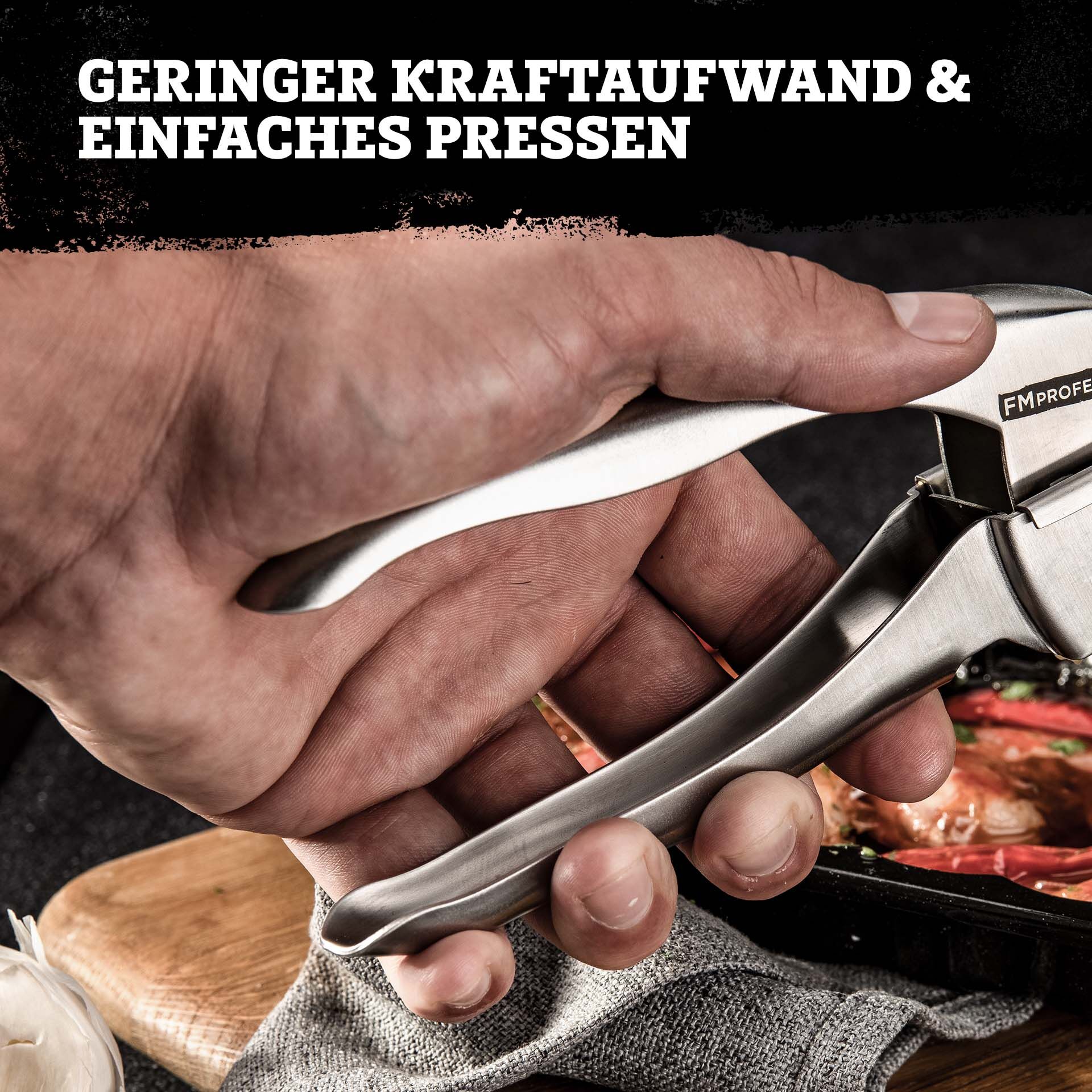 Knoblauchpresse Edelstahl