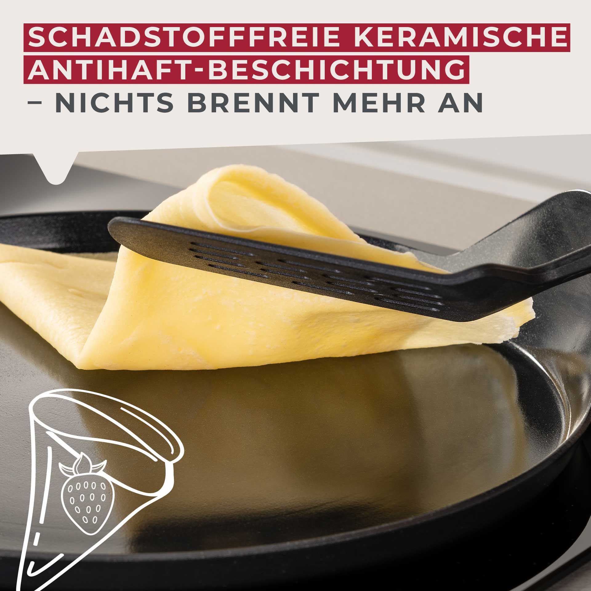 Crêpepfanne Statement, Keramik, antihaft, Ø25cm