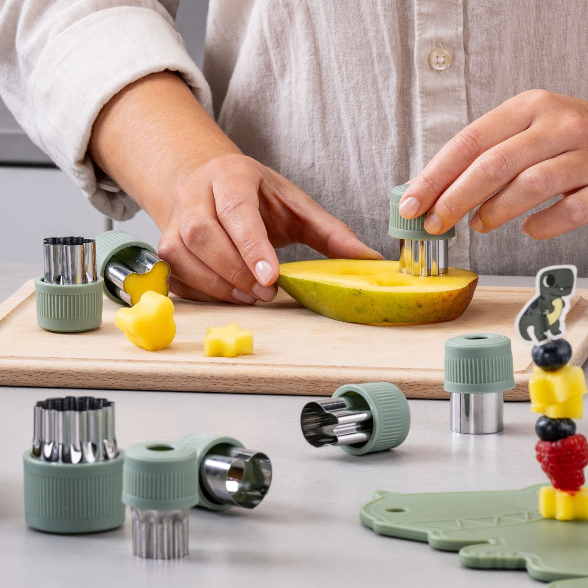 Gemüse Ausstecher Set Mini Cooking, 9-tlg.