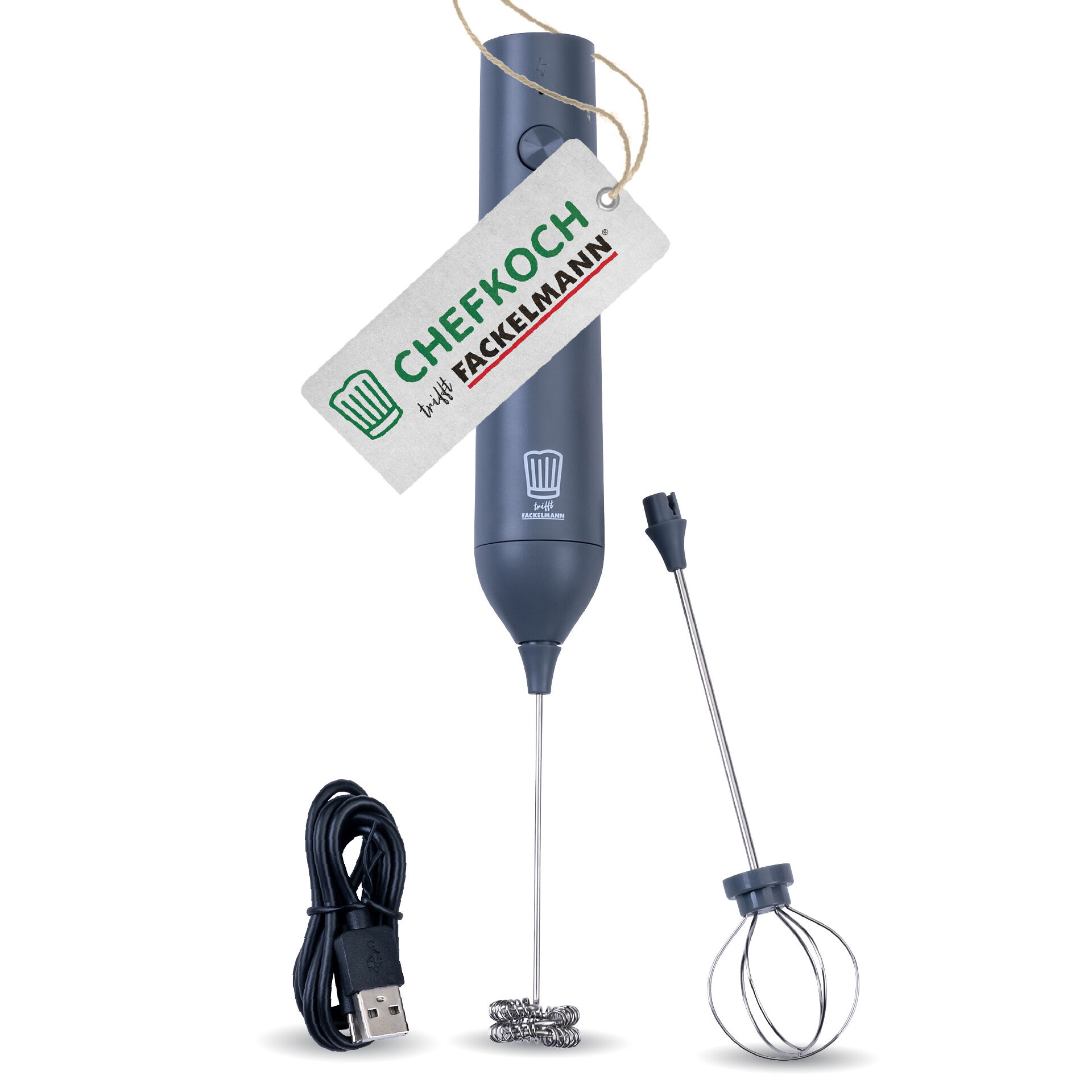 Milchaufschäumer elektrisch, 4-teilig