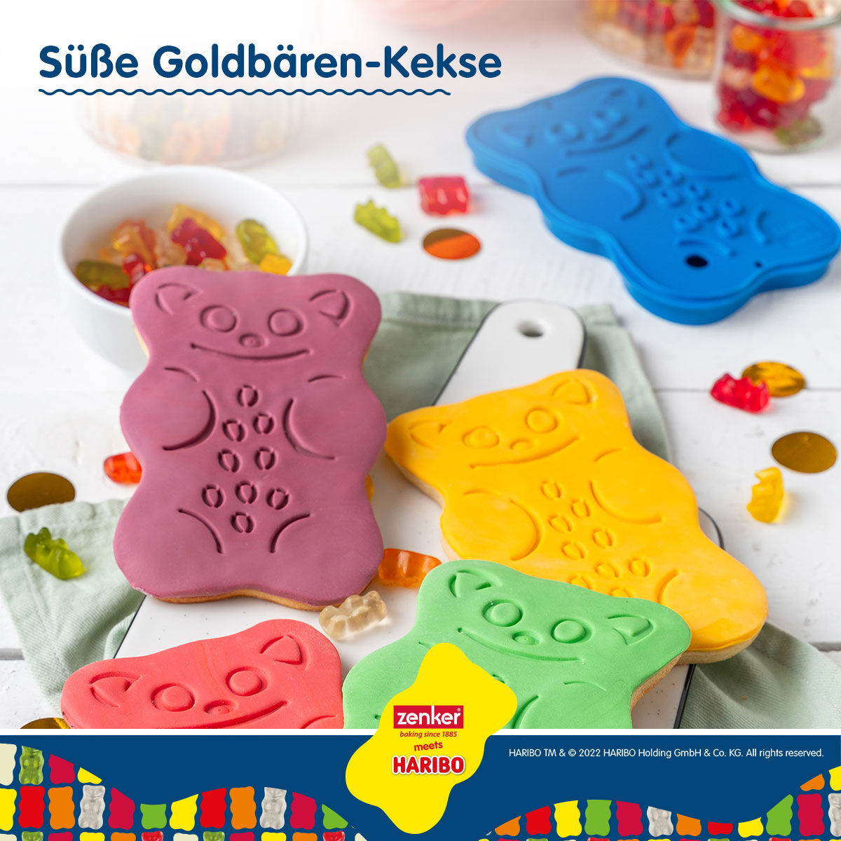 Ausstecher mit Stempel HARIBO Goldbär, XXL