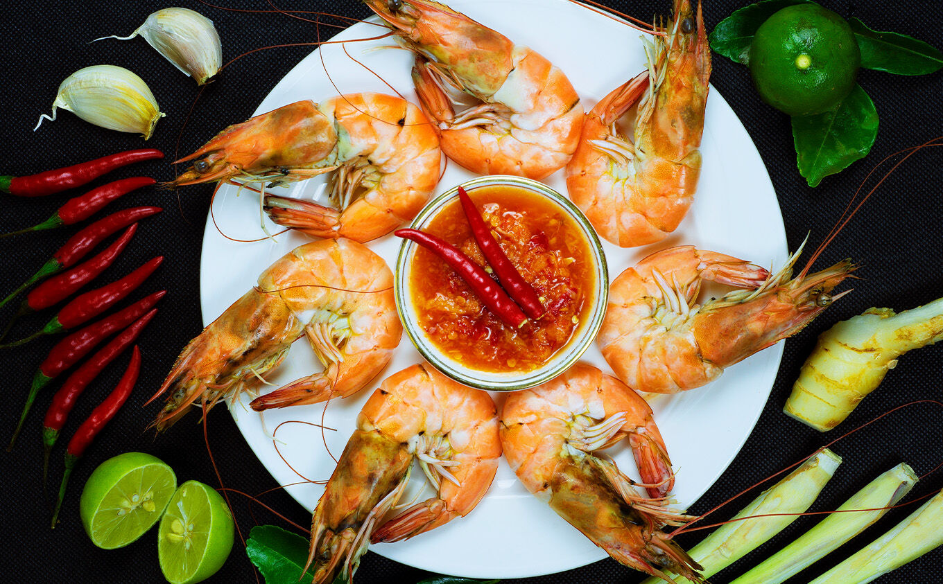 Garnelen mit Dip | Fackelmann Garnelen mit Dip | Fackelmann