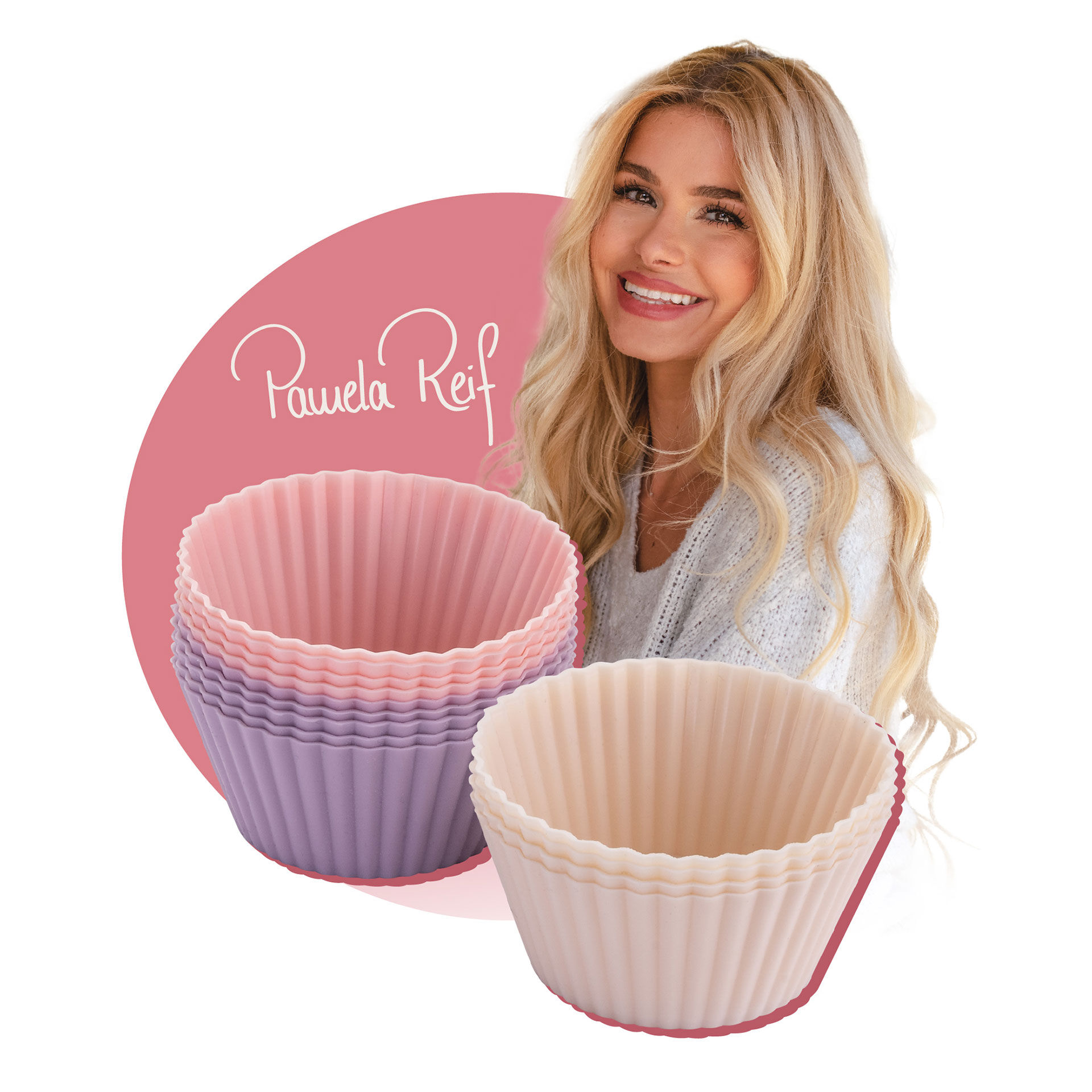 Pamela Reif Muffinförmchen, Silikon 12-teilig