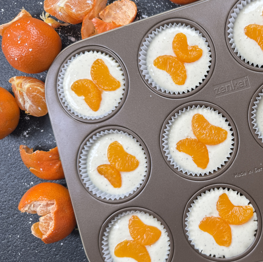 Mandarinen-Quark-Muffins