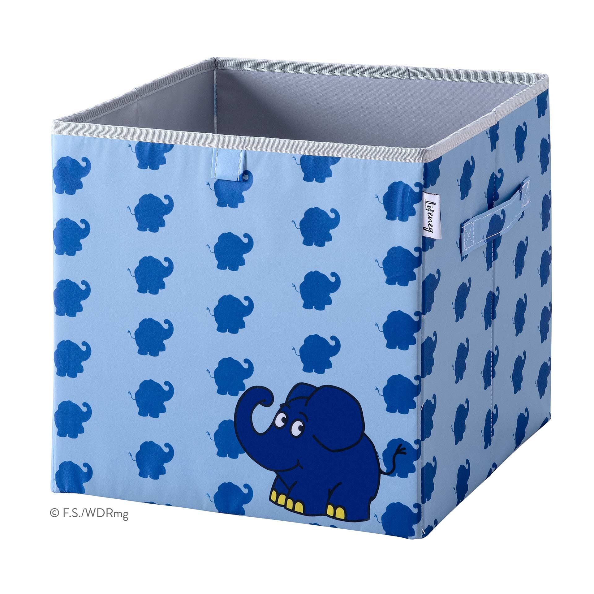 Aufbewahrungsbox DieMaus Elefant, blau