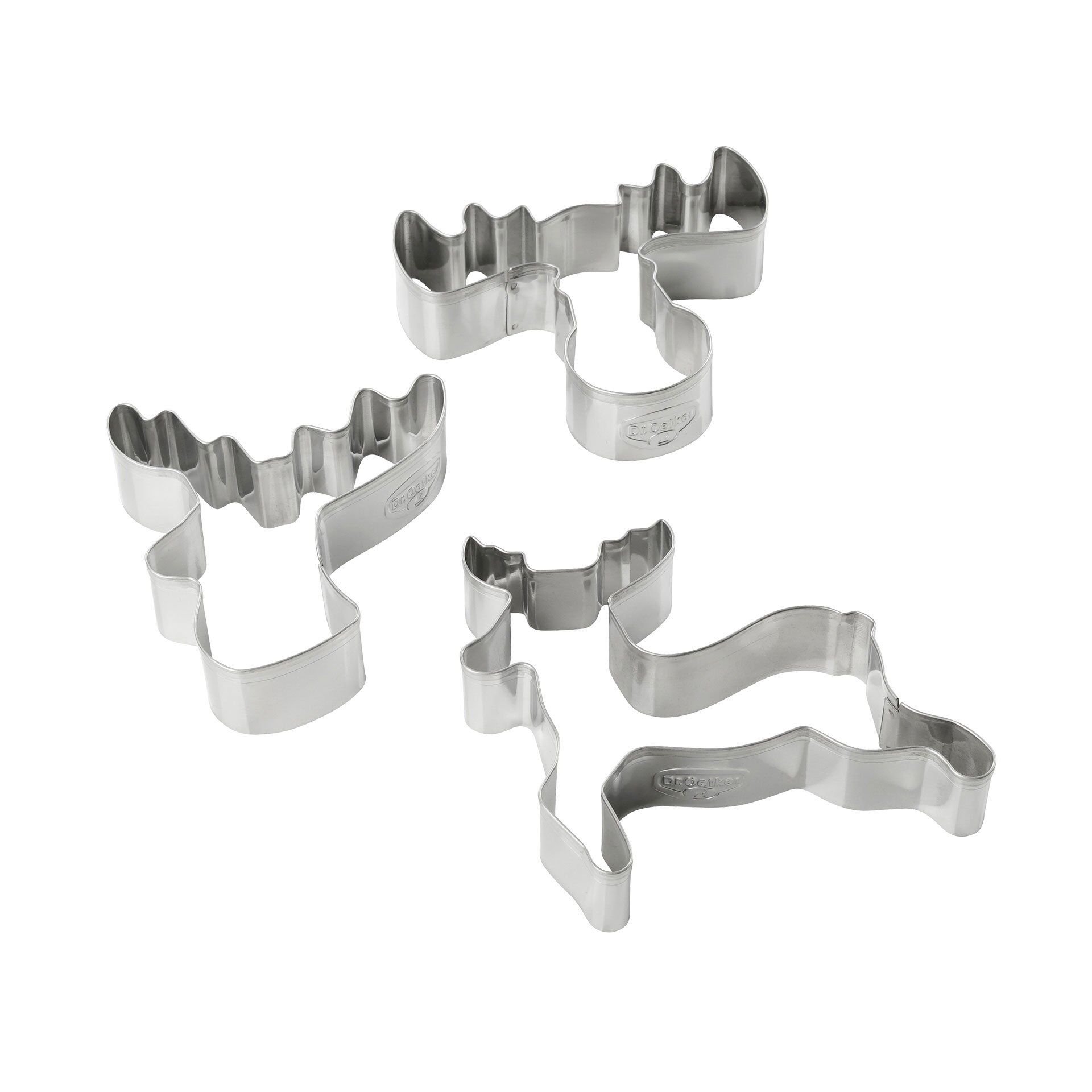 Ausstecher Hirsch und Elch White Christmas Baking, 3-teilig Ausstecher Hirsch und Elch White Christmas Baking, 3-teilig