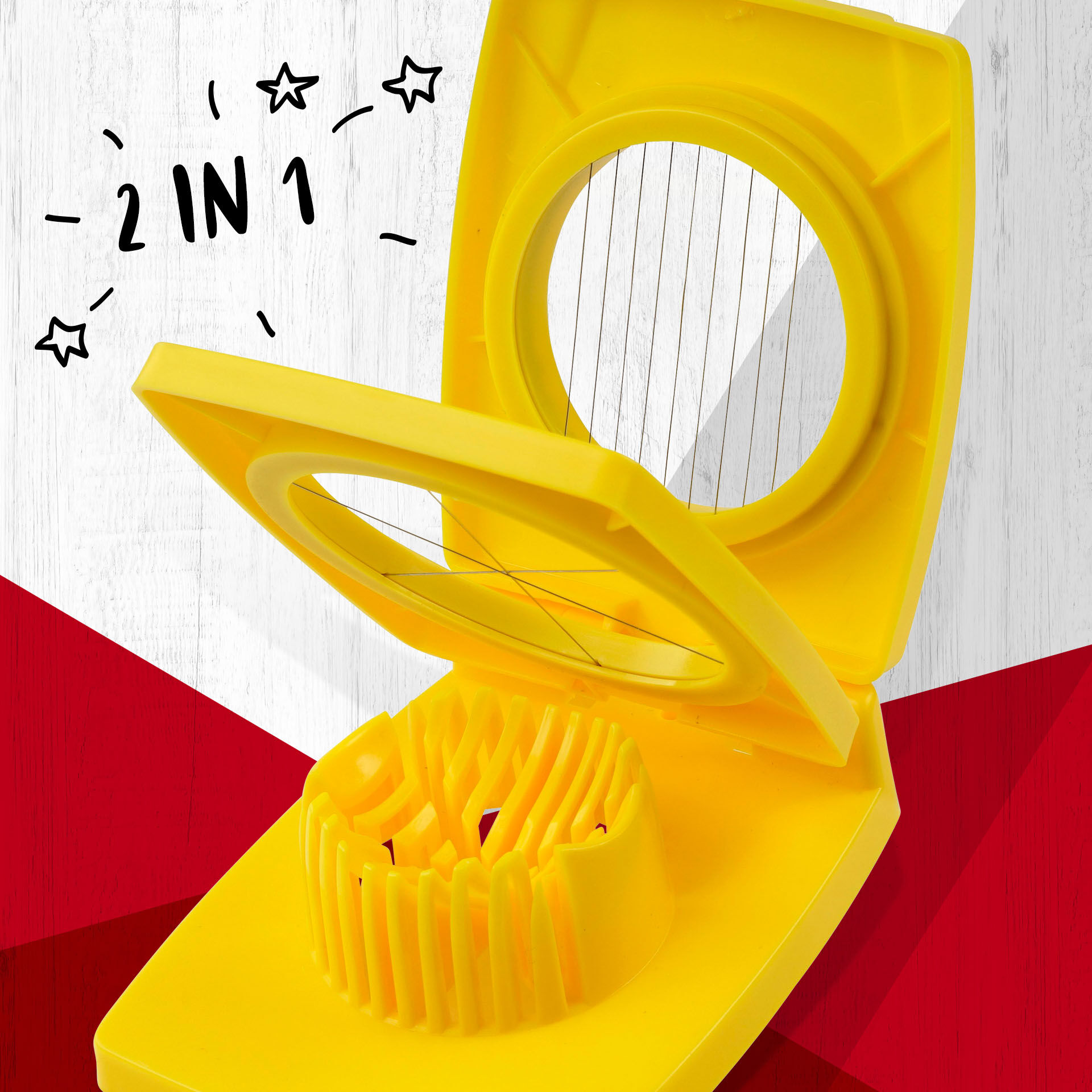 Eischneider, 14x11cm, gelb