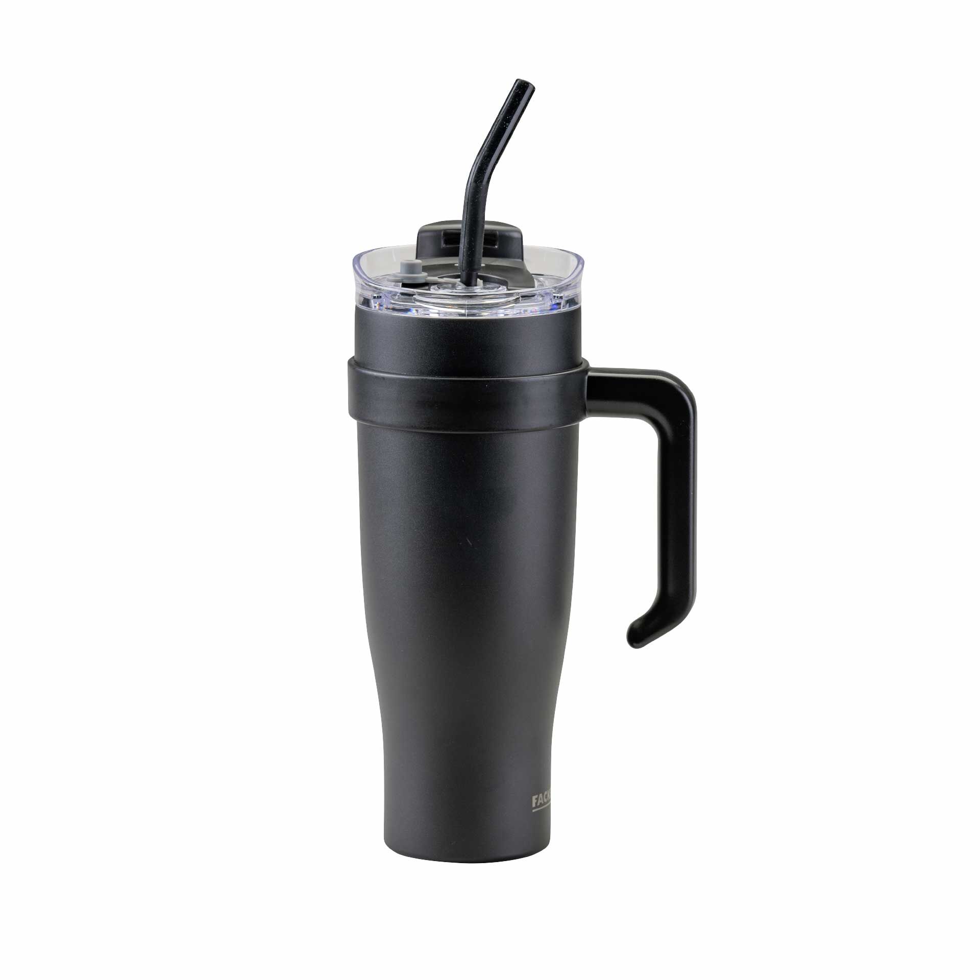 Thermotrinkbecher Schwarz, 1,2 L