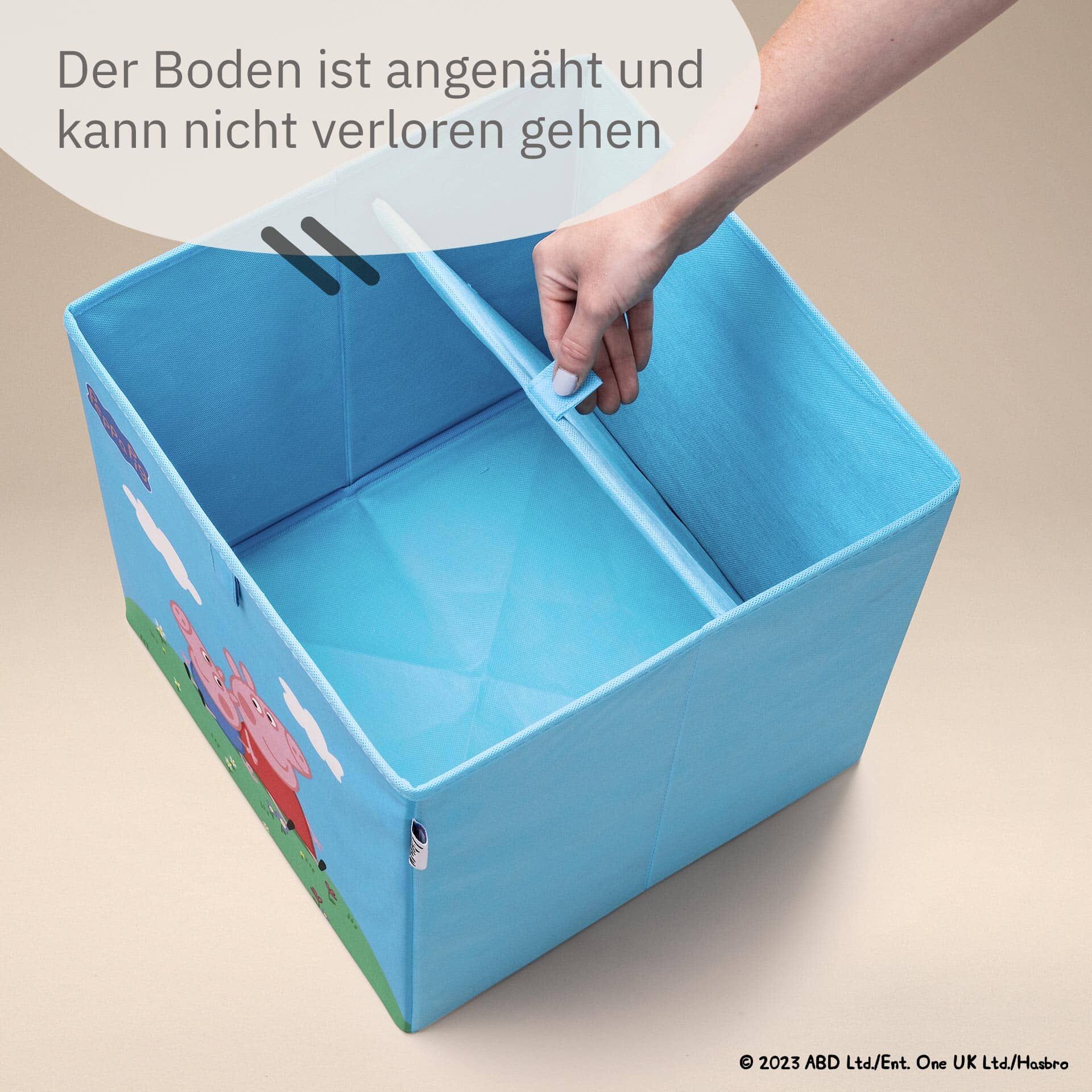 Aufbewahrungsbox Peppa Pig 3er Set, 33x33x33cm