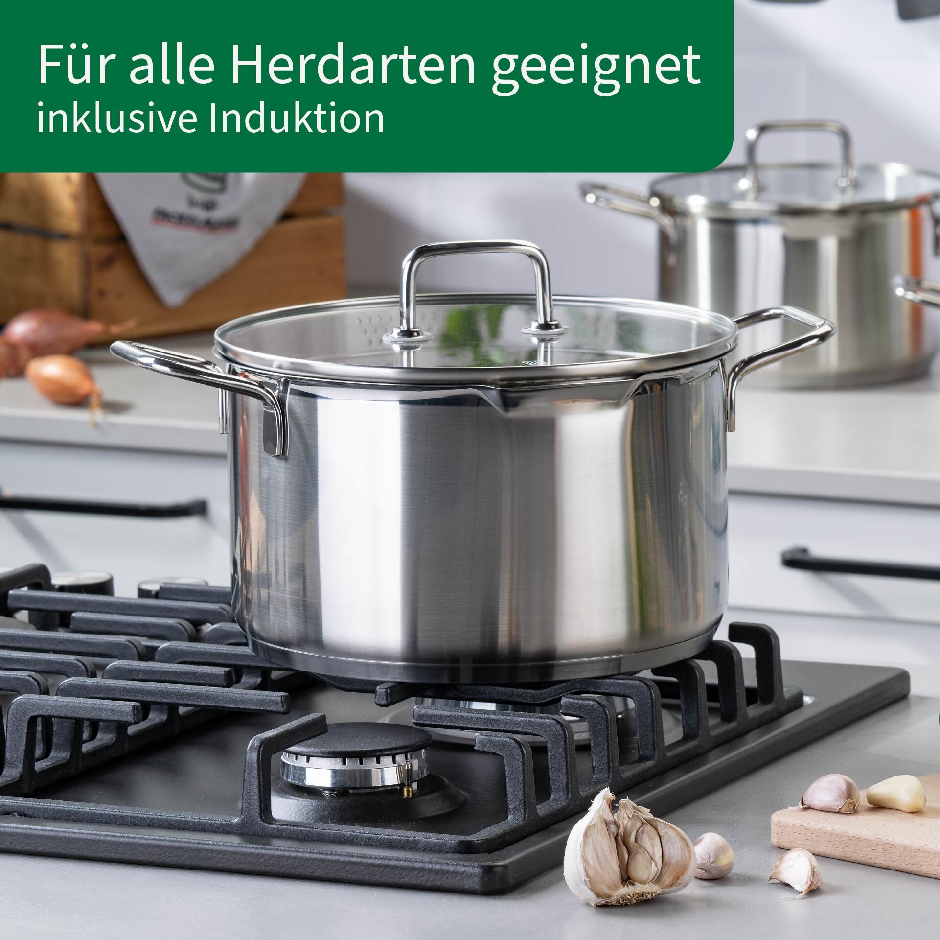 Kochtopf mit Glasdeckel Nürnberg, Ø24cm