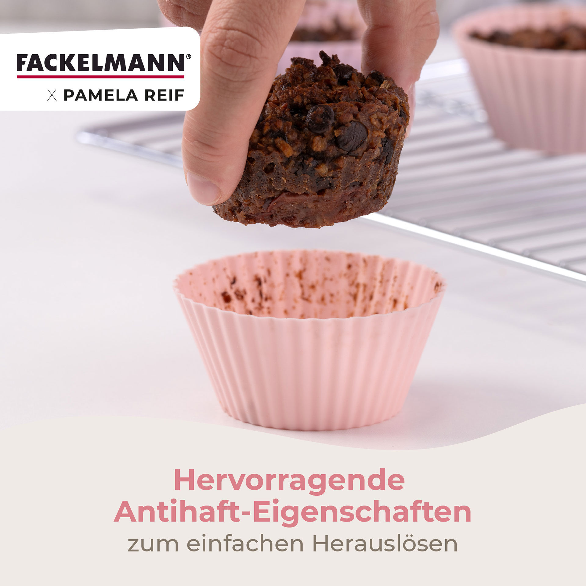 Pamela Reif Muffinförmchen, Silikon 12-teilig