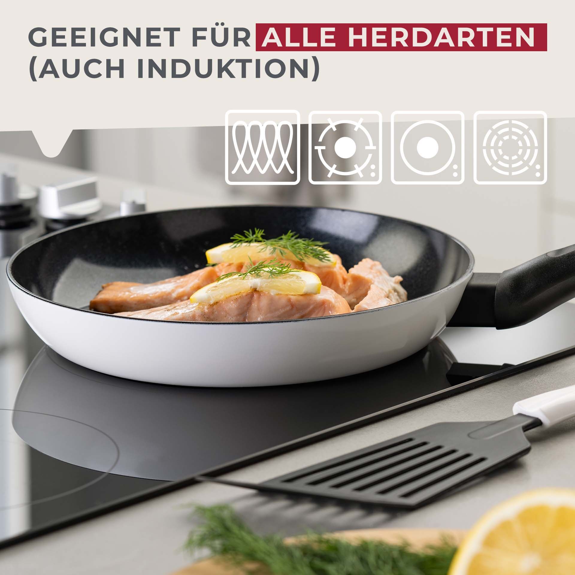 Bratpfanne Arcadalina, Keramik, antihaft, Ø24cm