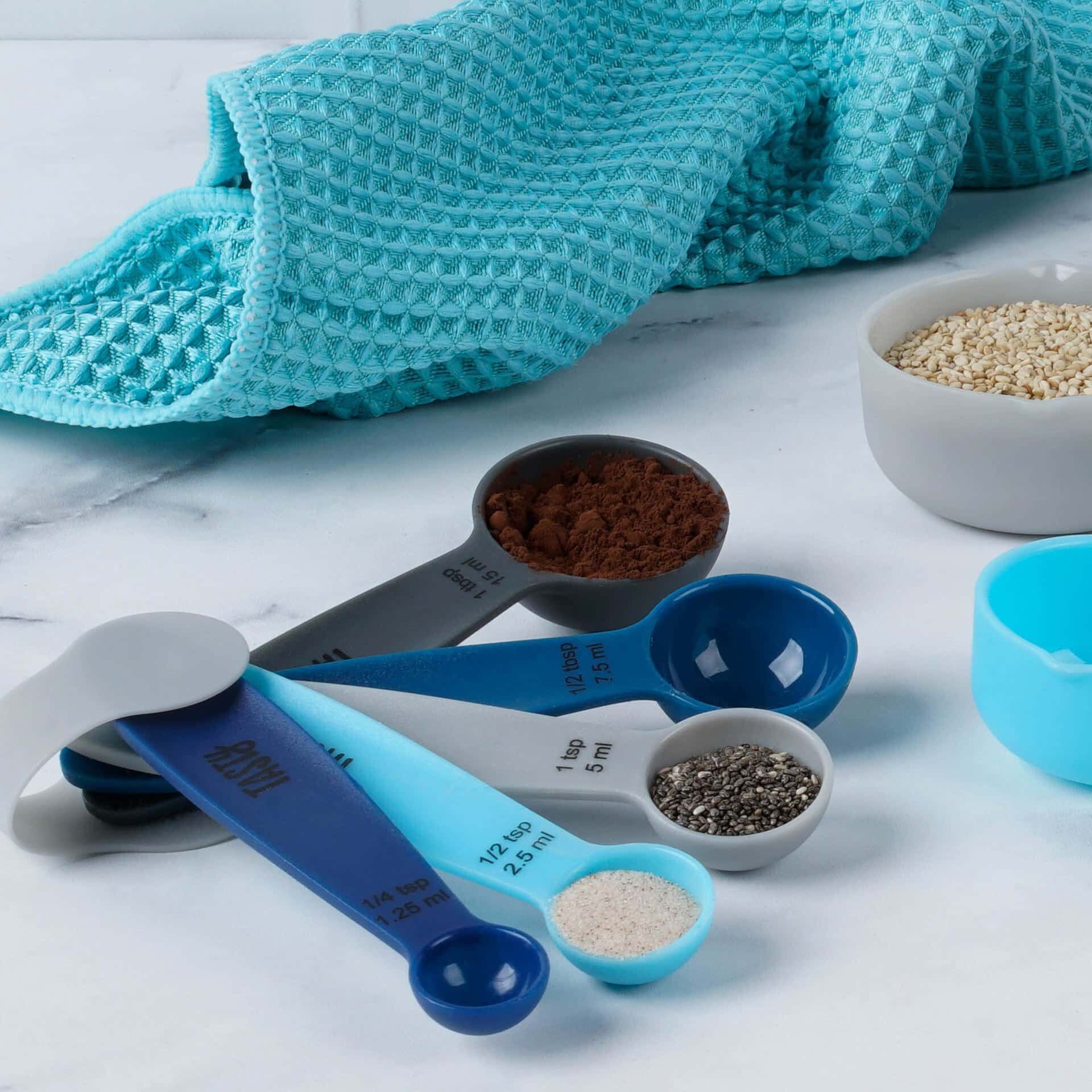 Messbecher und Messlöffel-Set, 10-teilig