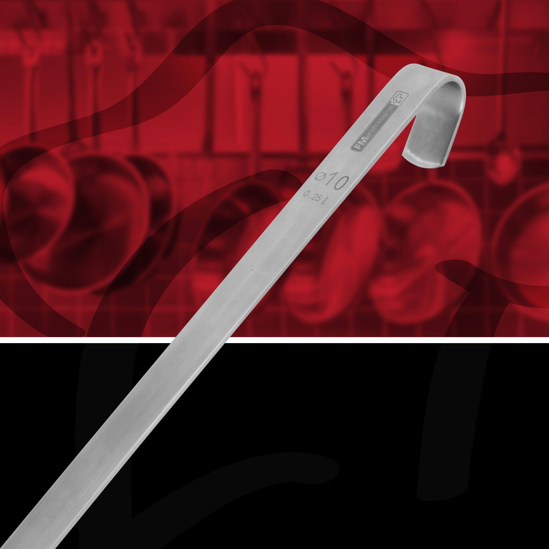 Profi-Schöpflöffel, 43cm, Edelstahl