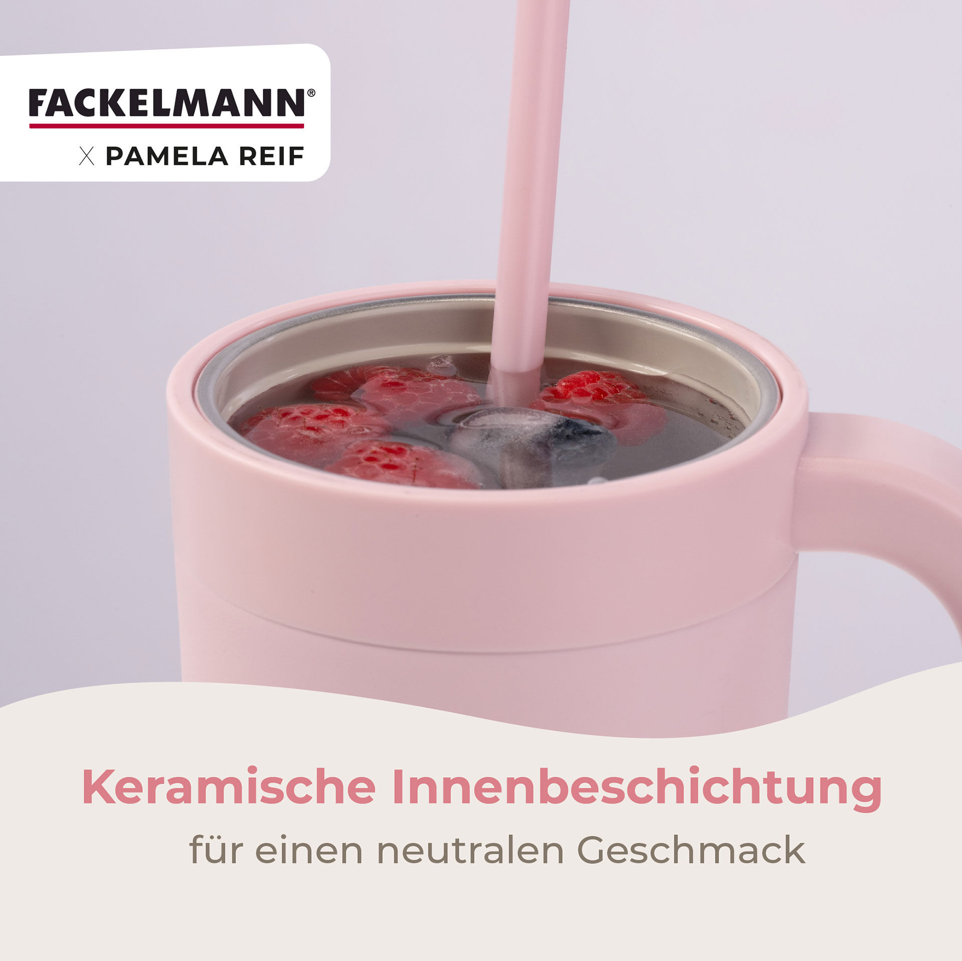 Pamela Reif Thermotrinkbecher Rosa, 720ml