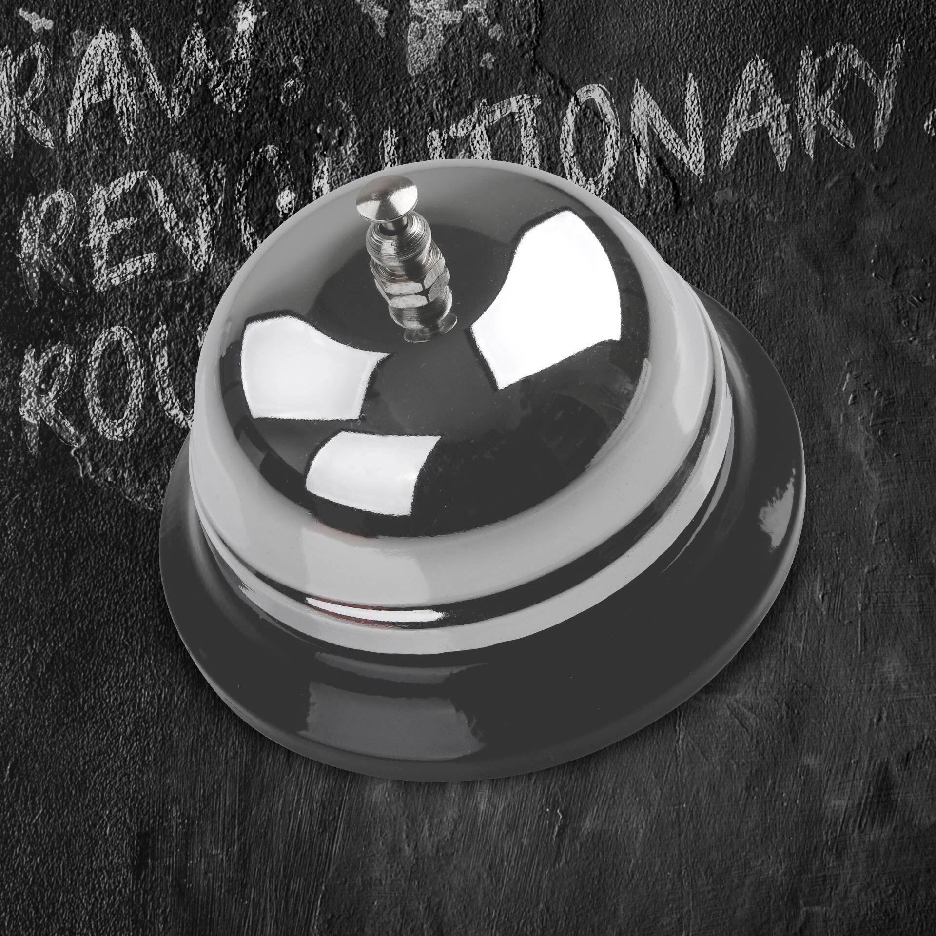 Tischglocke, Edelstahl, Ø8,5cm