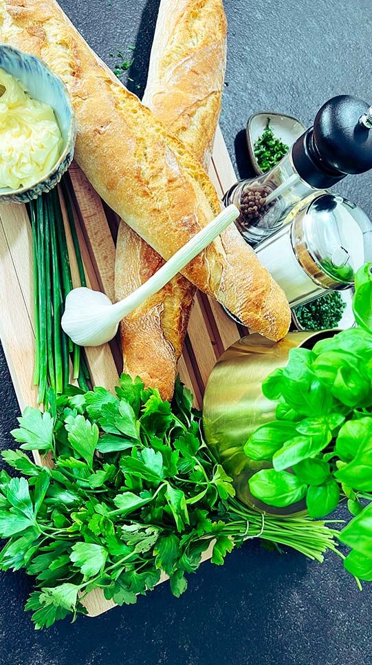 Knoblauch-Baguette