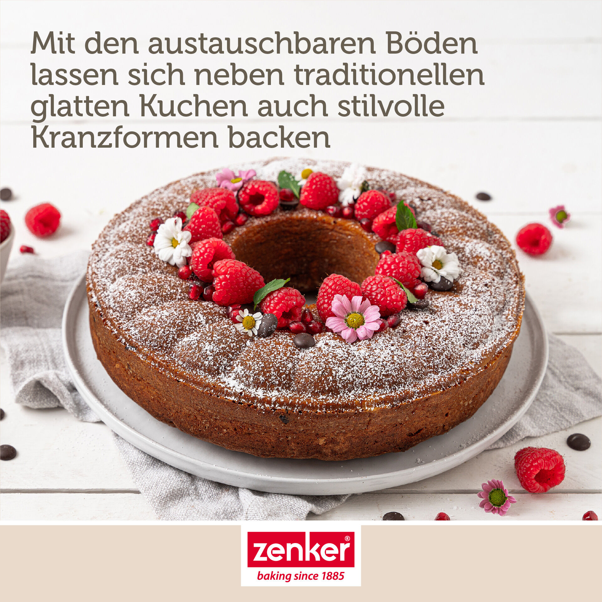 Springform mit Flach- und Rohrboden Perfect Black+, Ø28cm