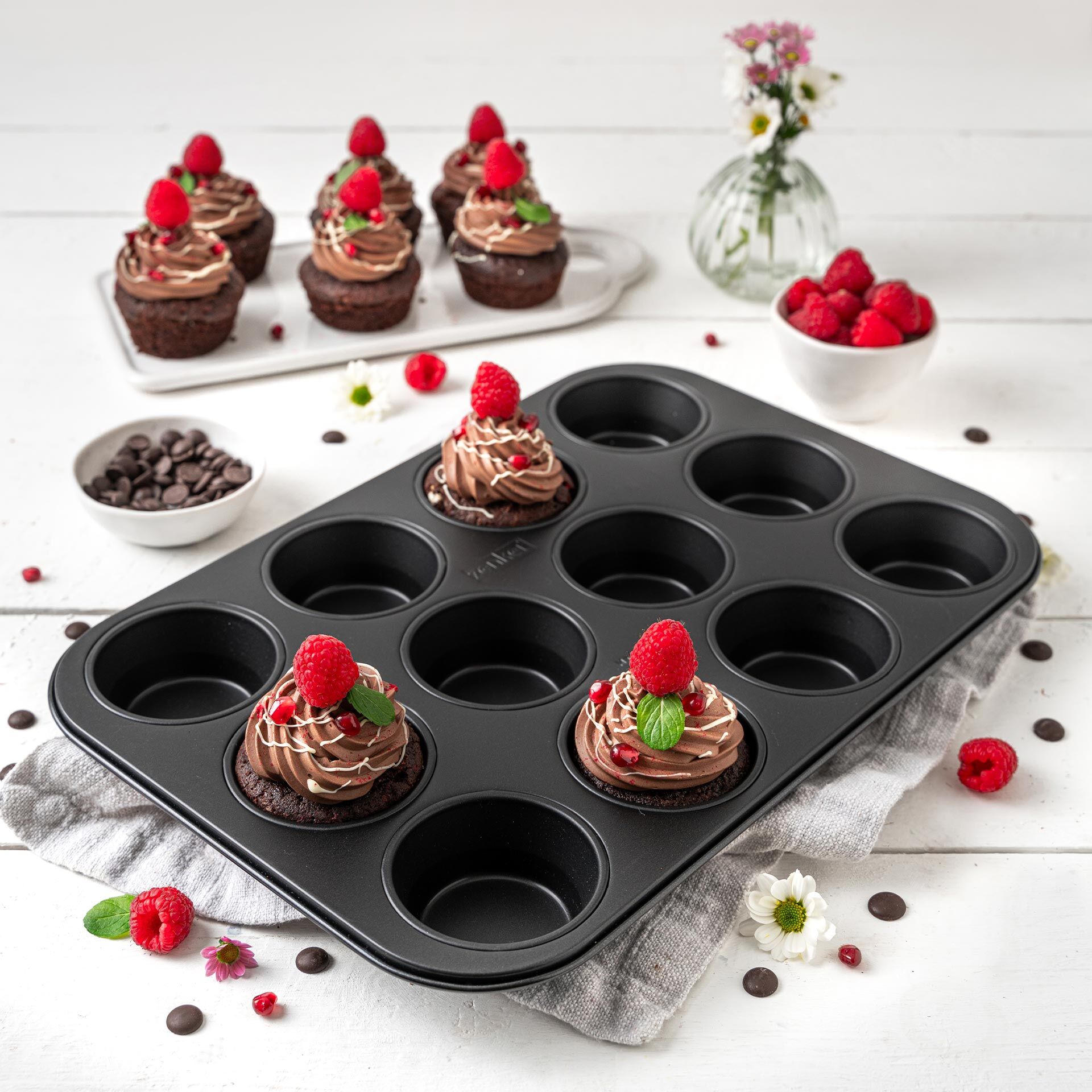 Muffinform Perfect Black+, 12er