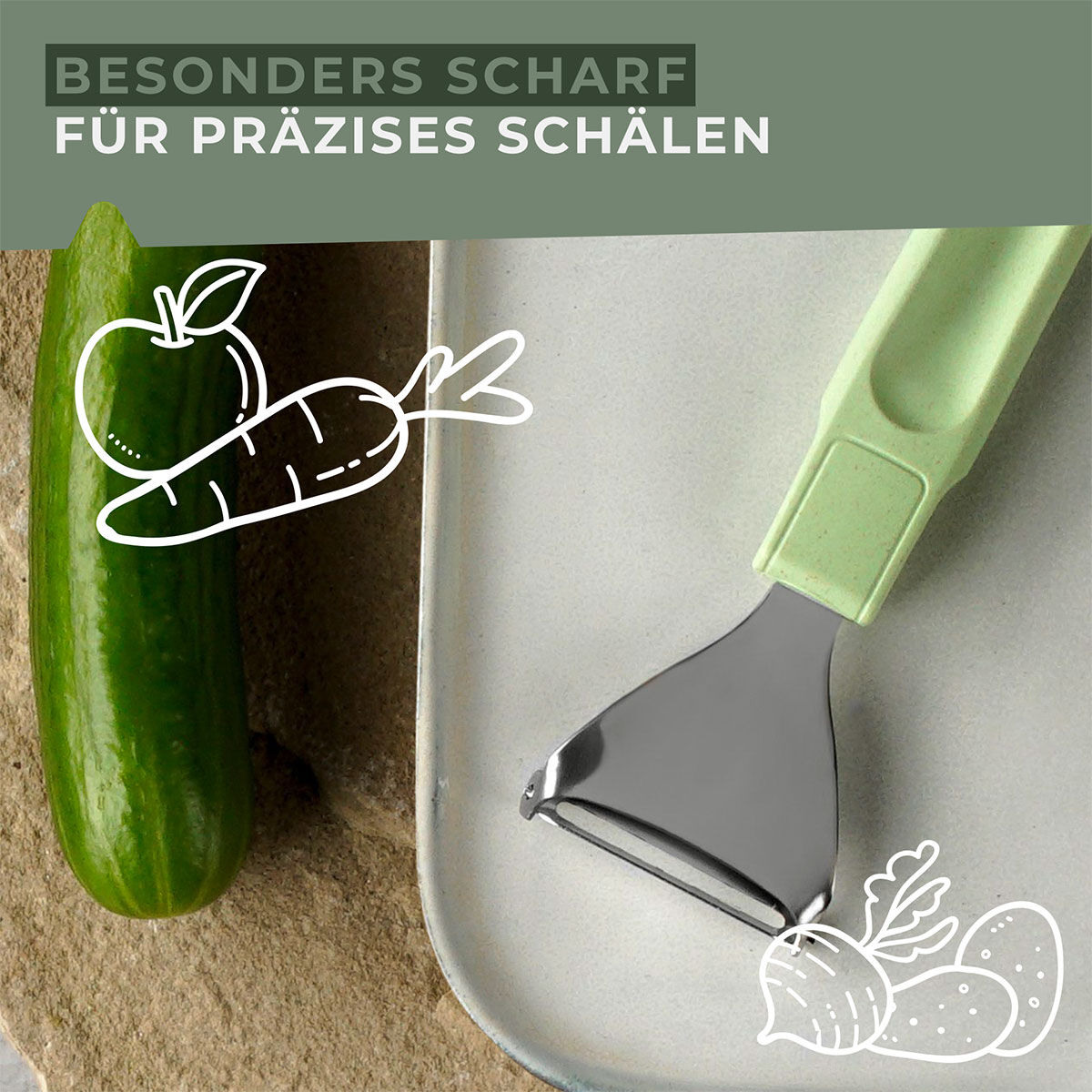 Ziehschäler Ecolution, 18cm