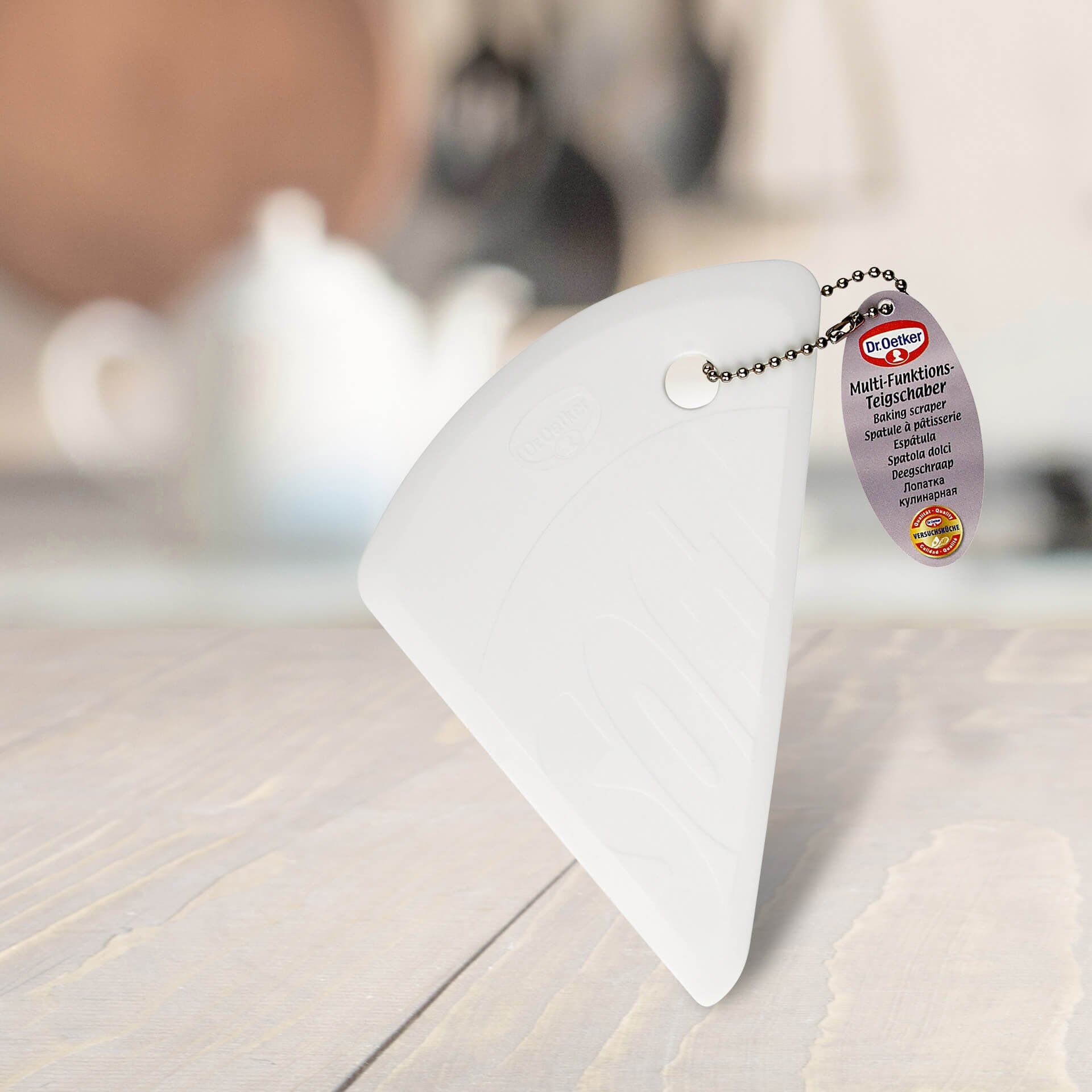 Multi-Funktions-Teigschaber Classic, weiß
