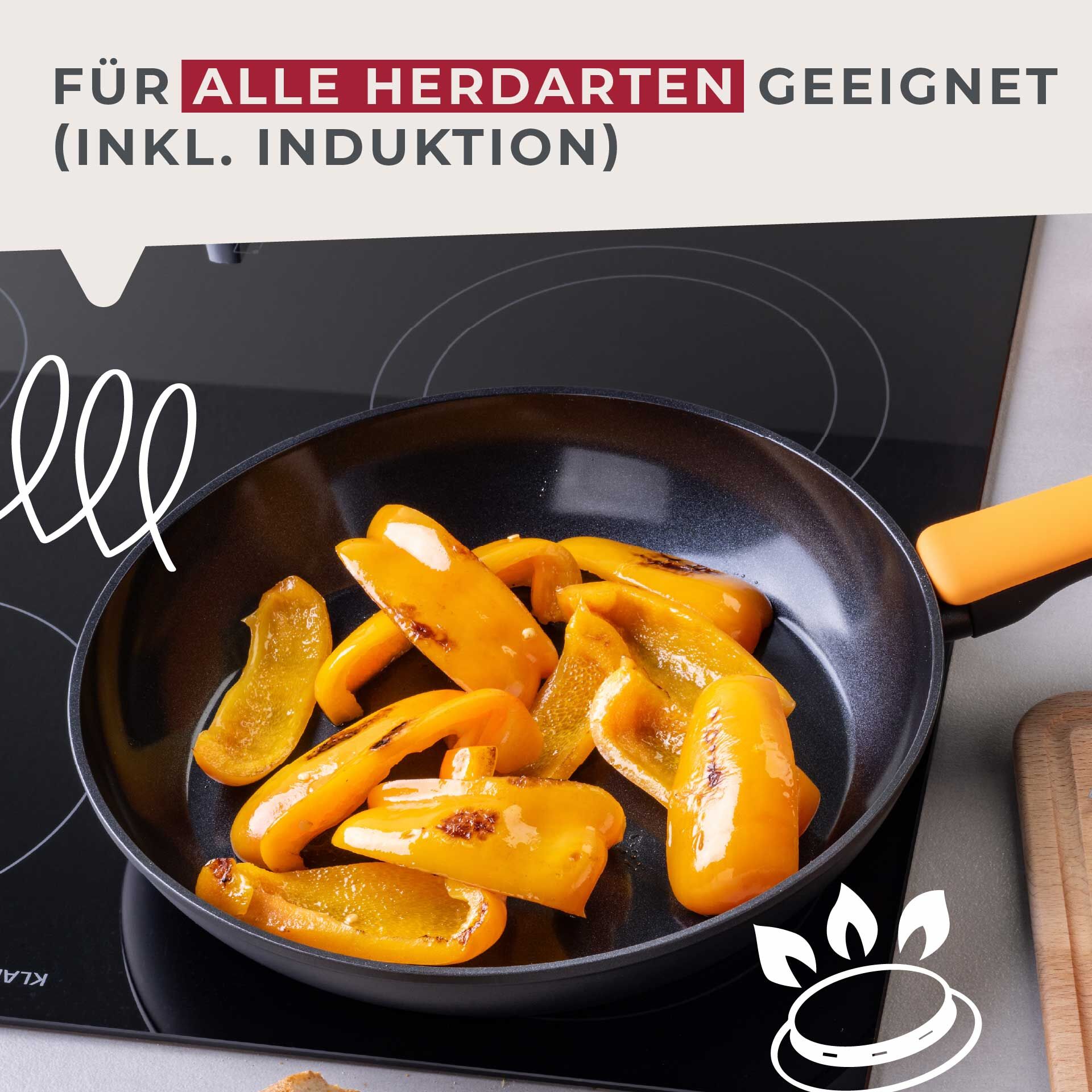 Bratpfanne Soft Collection, Keramik, antihaft, Ø28cm