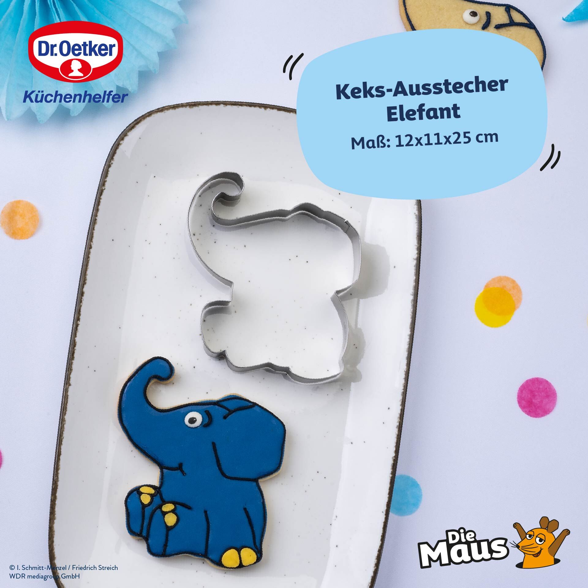 Ausstecher Elefant DieMaus