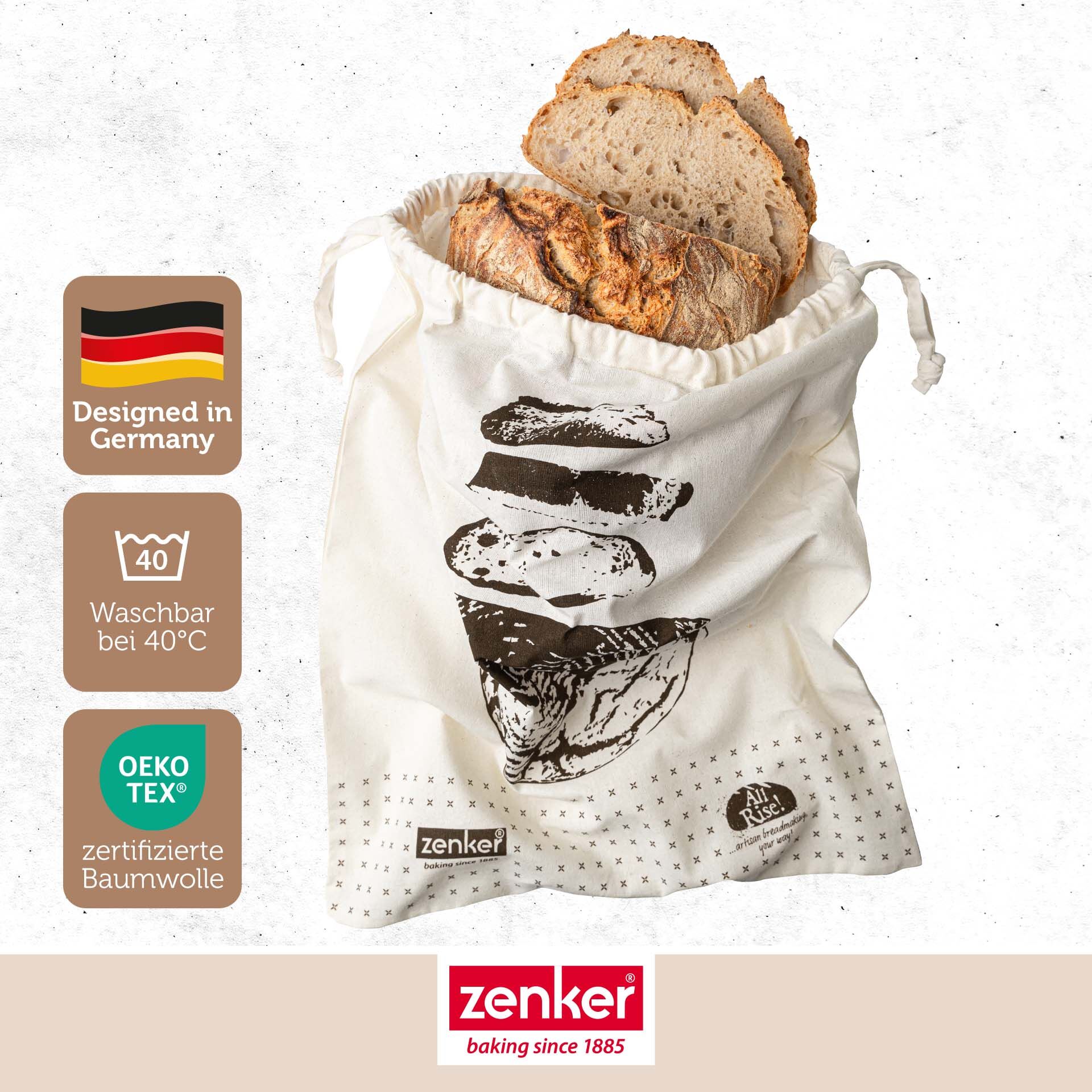 Brotbeutel Dein Brot! 45x38 Baumwolle