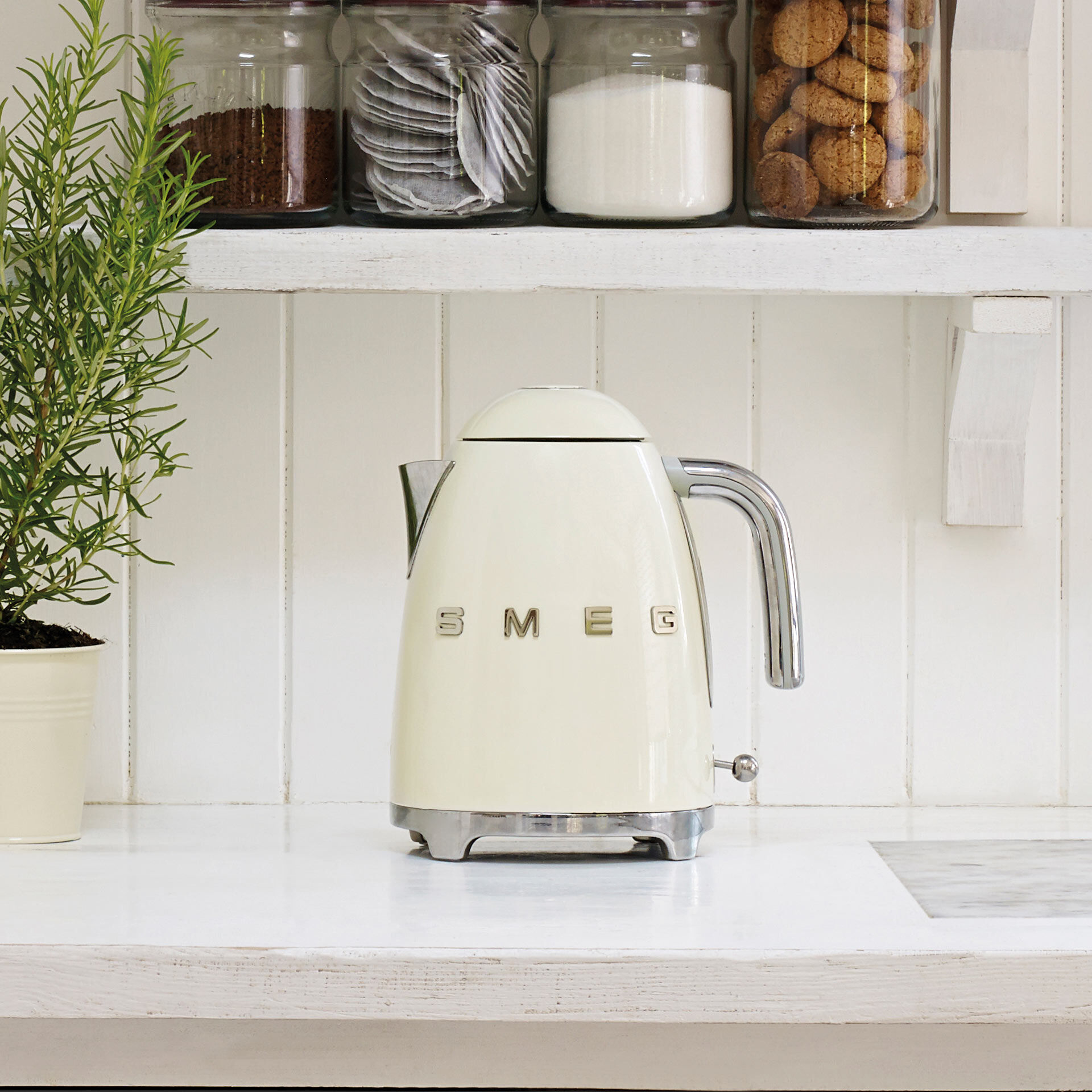 Wasserkocher 1,7L Creme