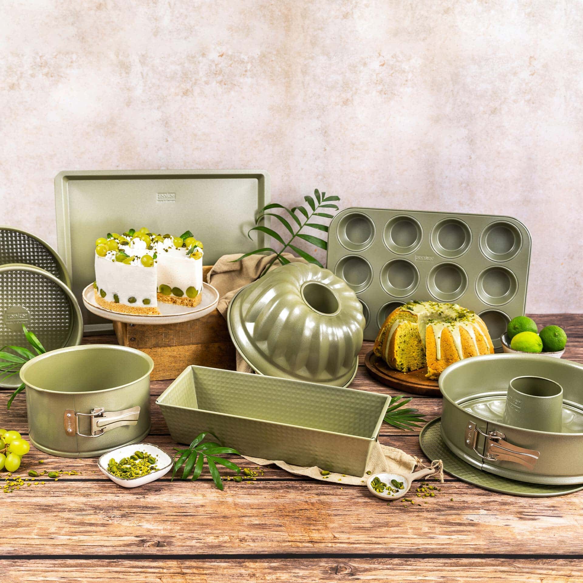 Springform mit Flach- und Rohrboden Green Vision, Ø 26cm