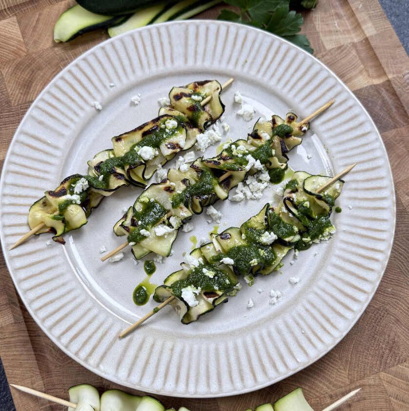 Zucchini-Spieße