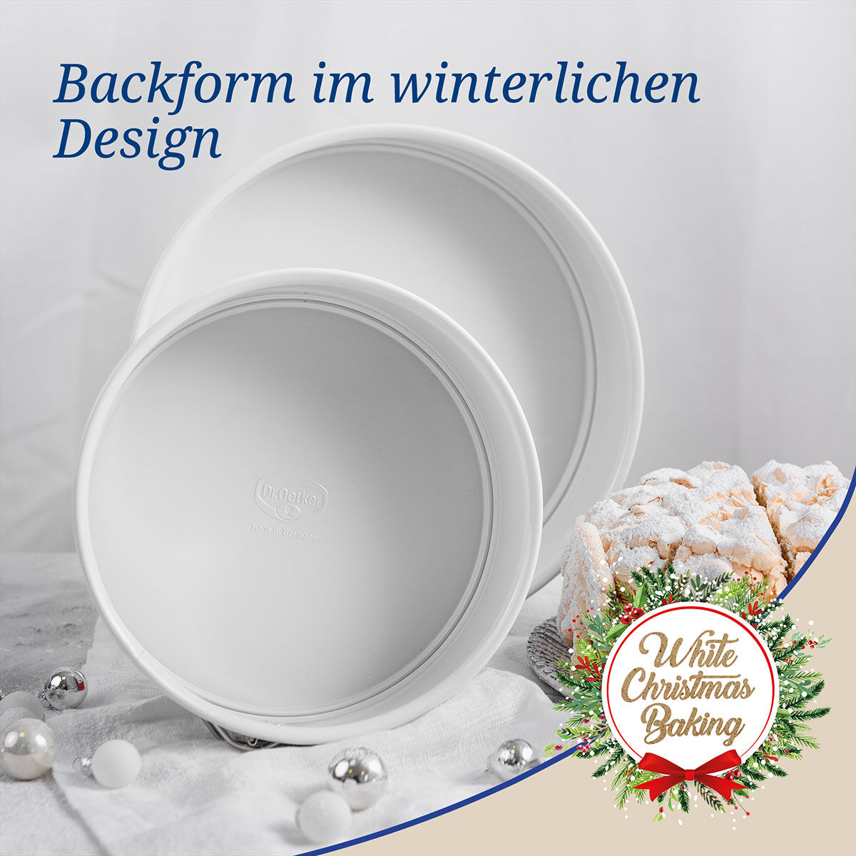 Springform White Christmas Baking, Ø20cm