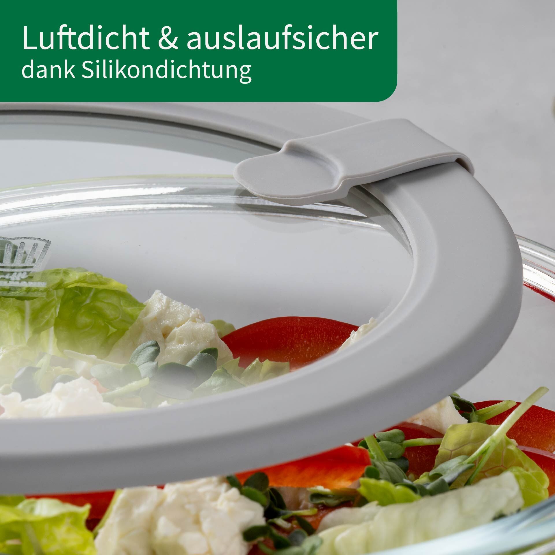 Vorratsdose Glas, rund, 400ml