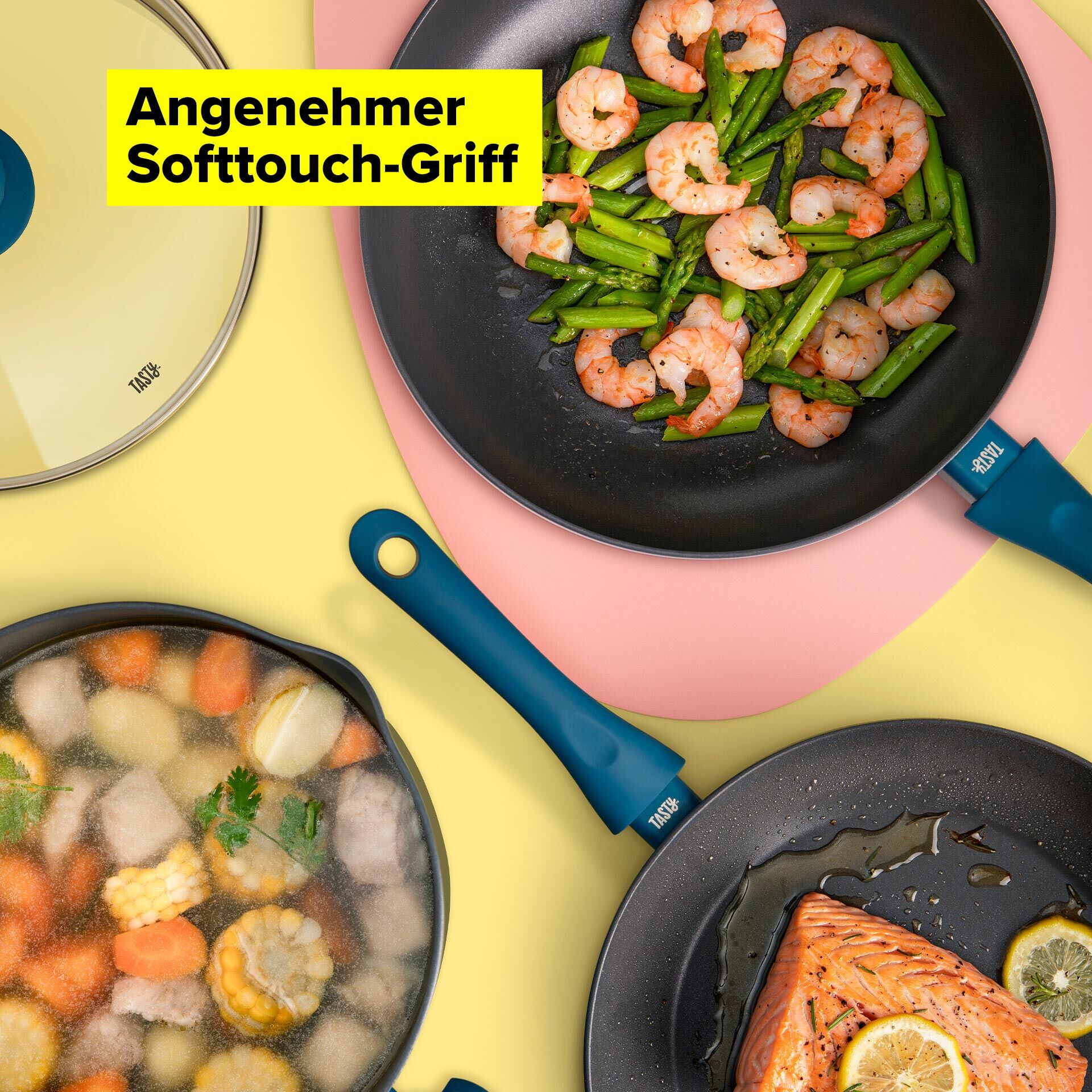 Wok Pfanne mit Öldosiersystem, Ø28cm