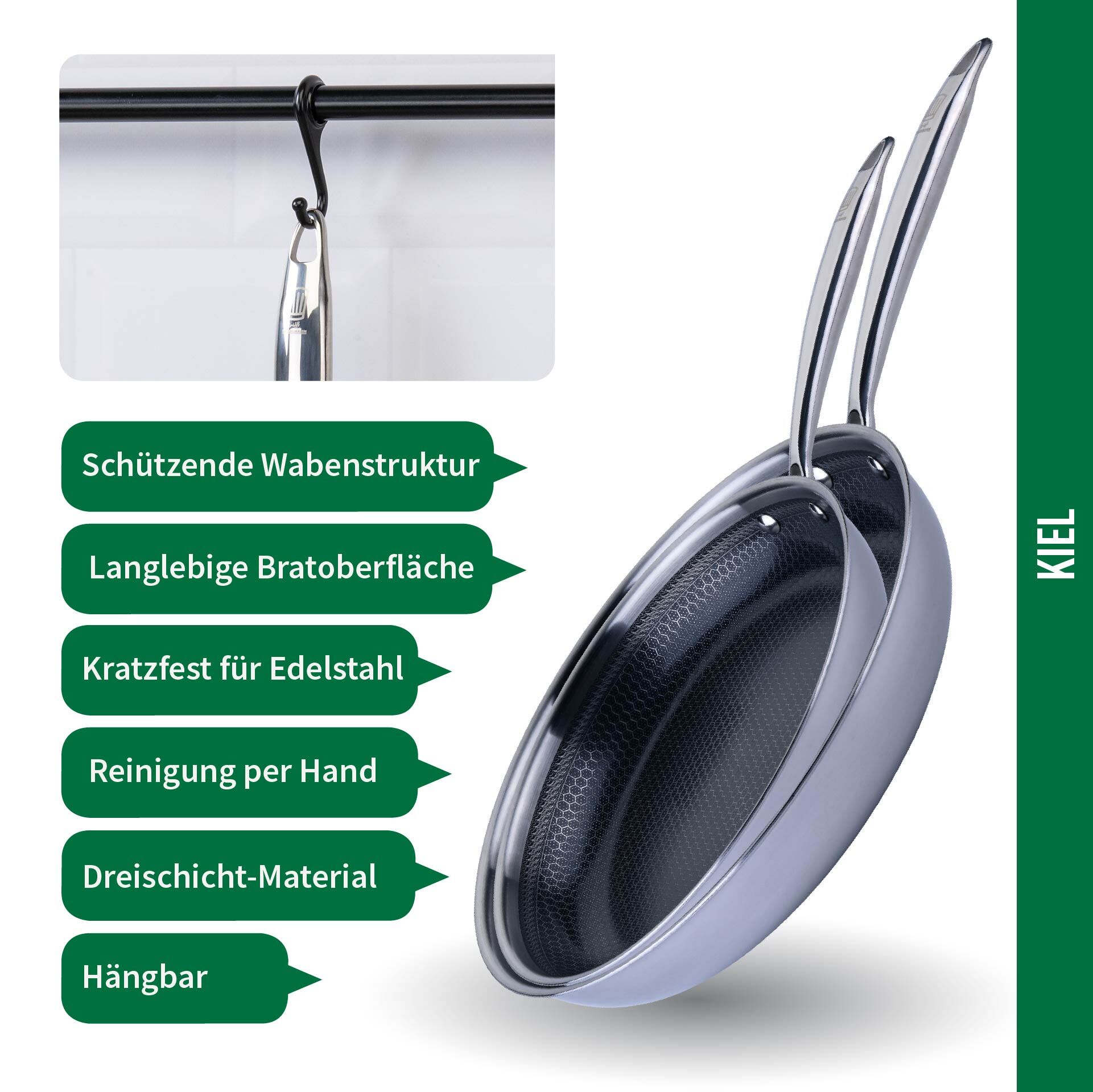 Pfannen-Set Kiel  Ø24+28cm