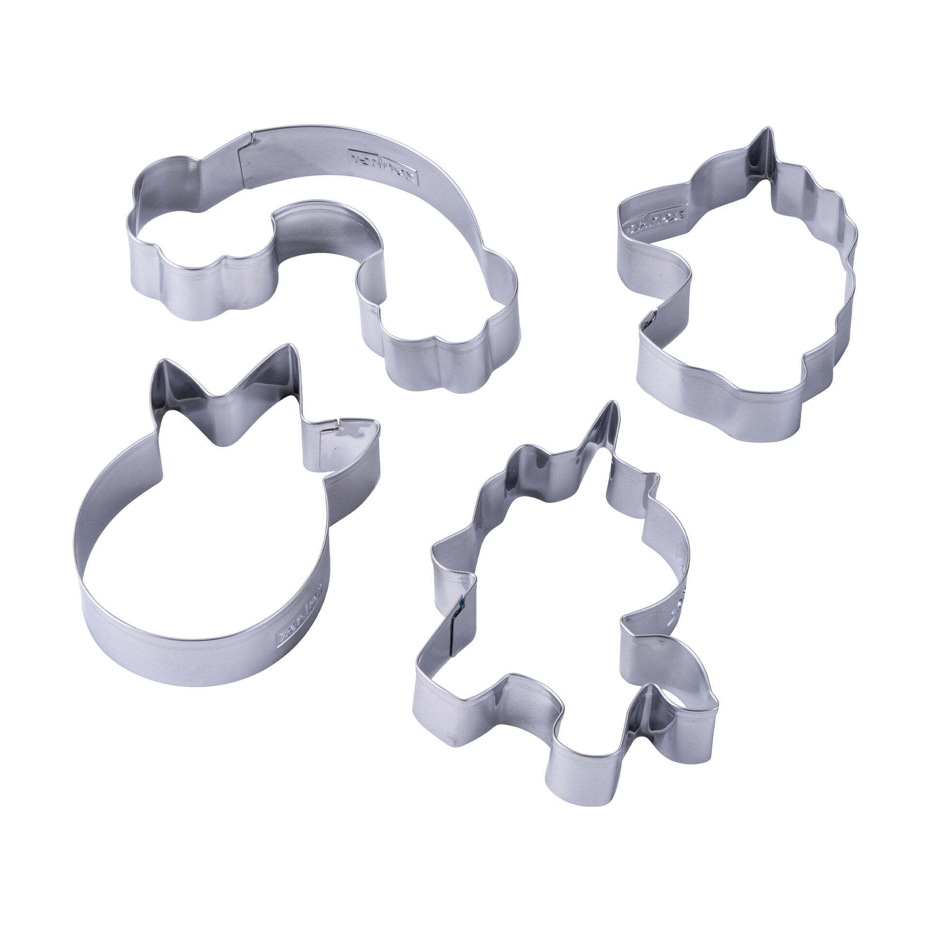 Ausstechformen Einhorn, 4-er Set