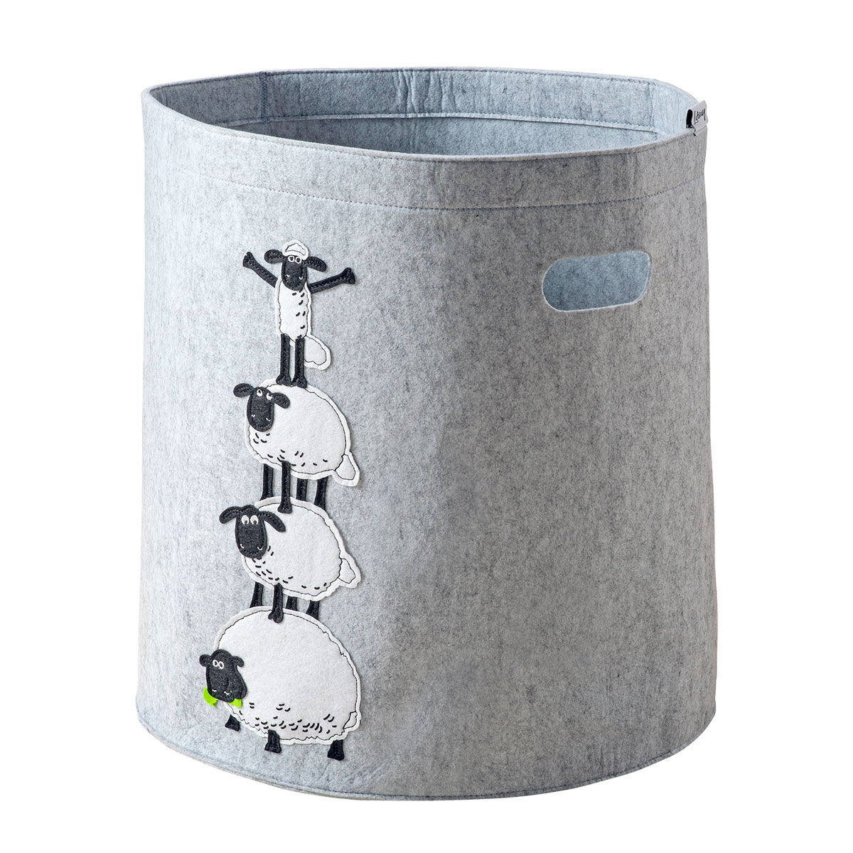Aufbewahrungskorb Shaun und Freunde, Filz, 43,5x46cm