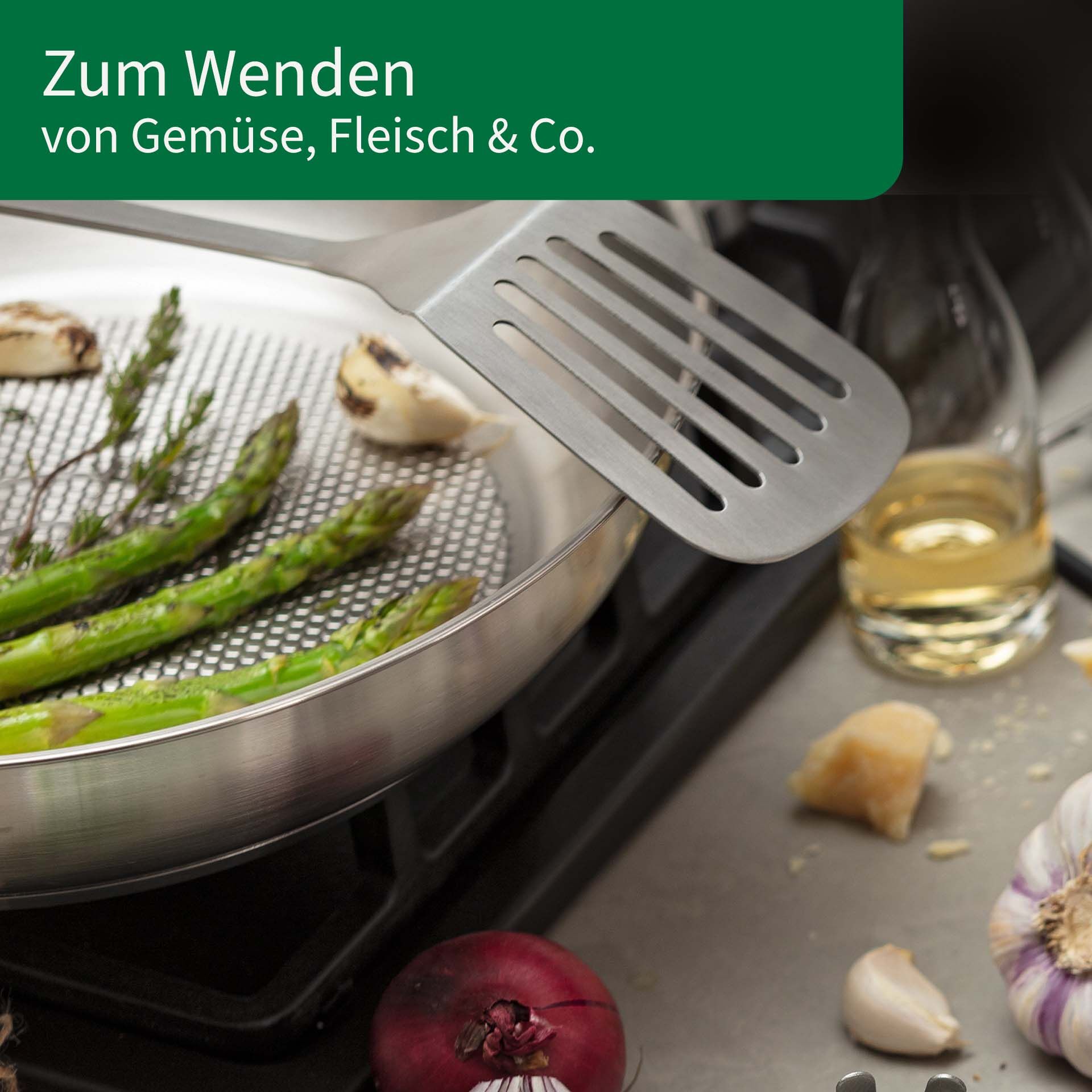 Pfannenwender Berlin, 32cm, Edelstahl