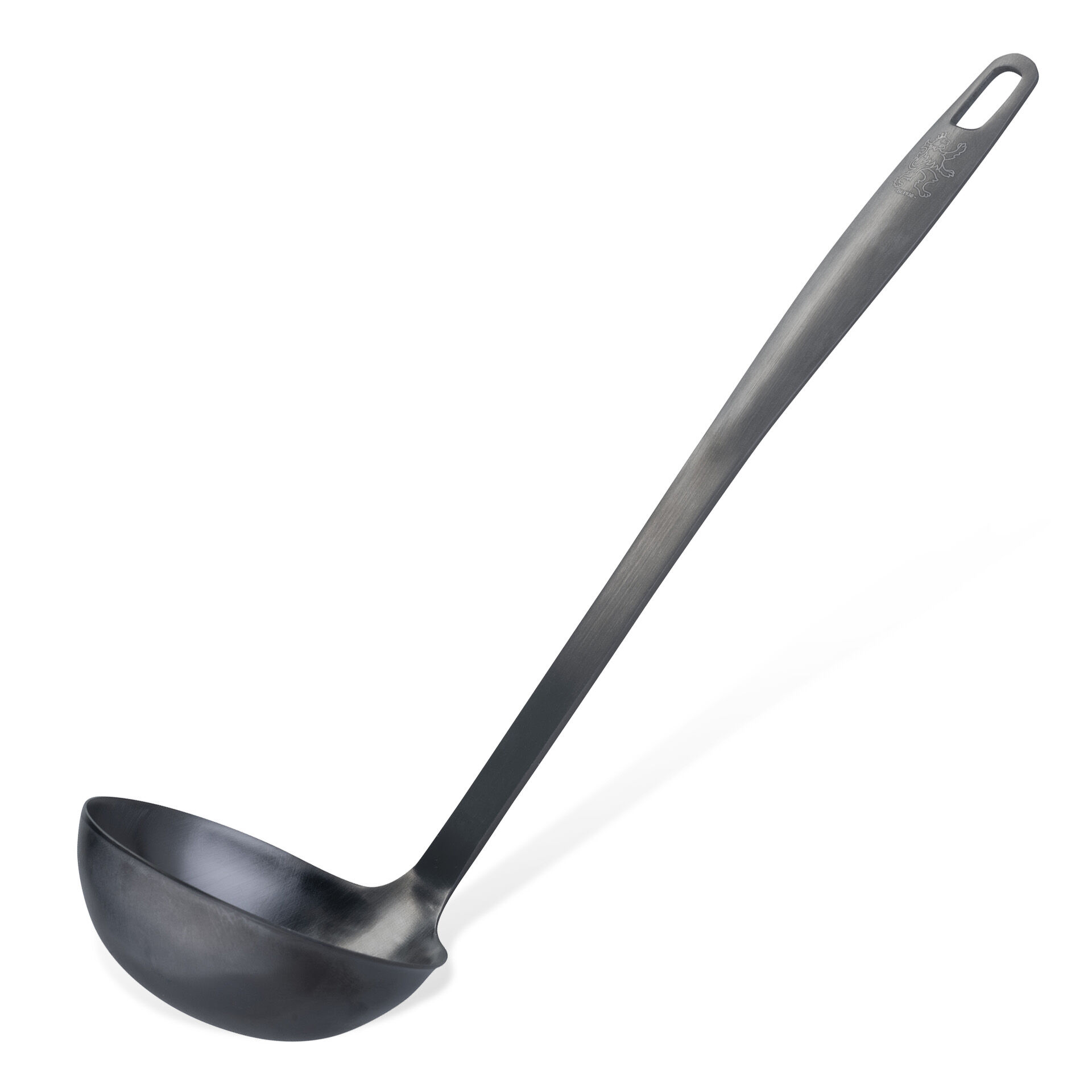 Schöpflöffel Satin, schwarz, Edelstahl