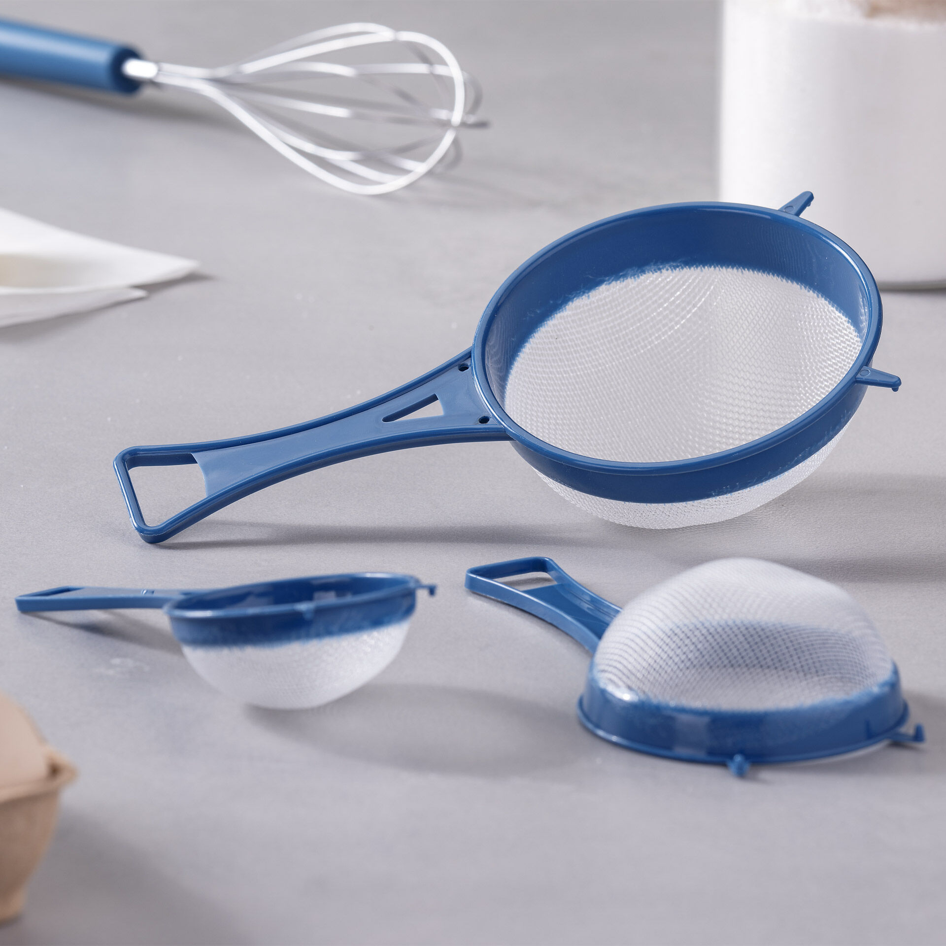 Sieb Essential, Ø7cm, blau