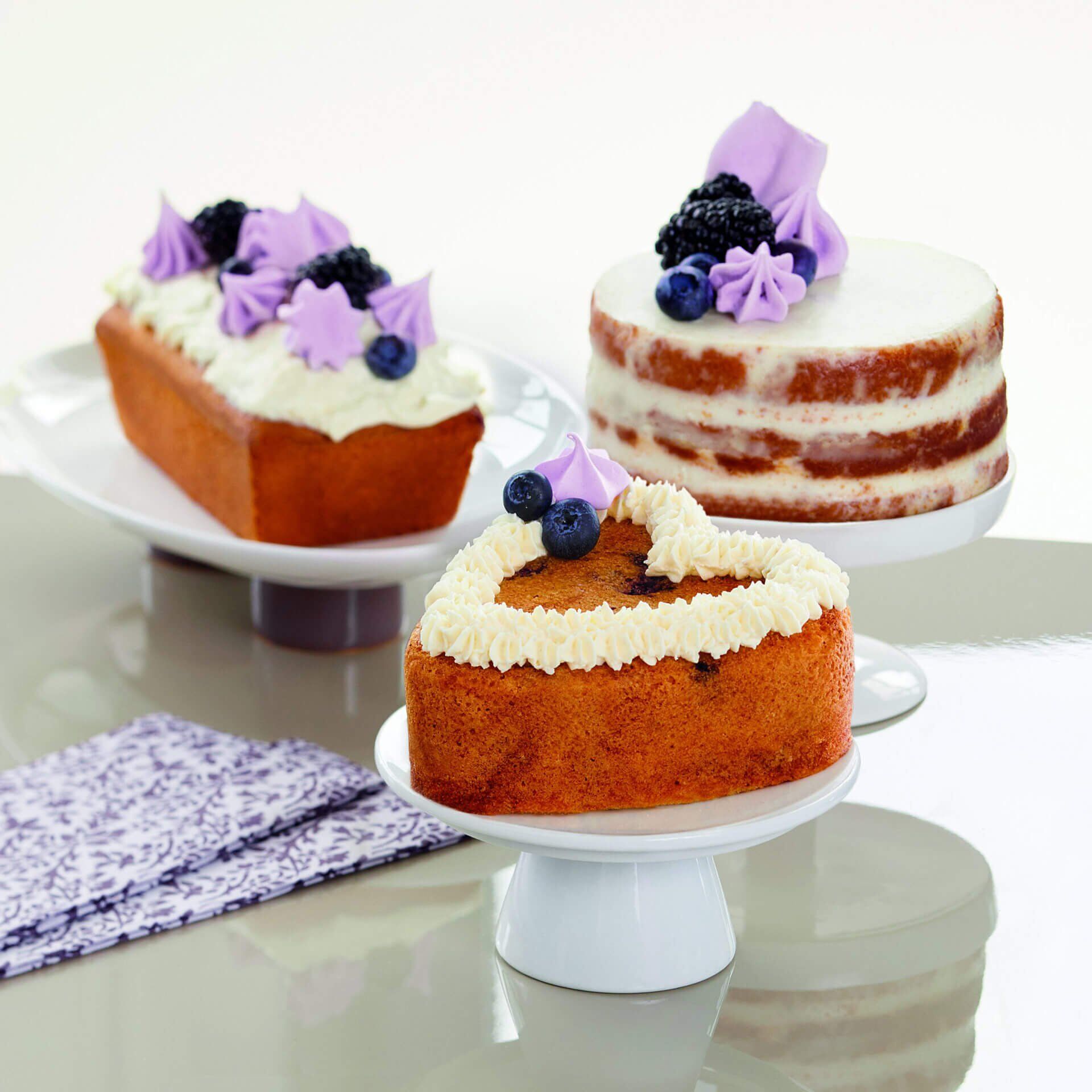 Mini Backformen-Set, 3-teilig