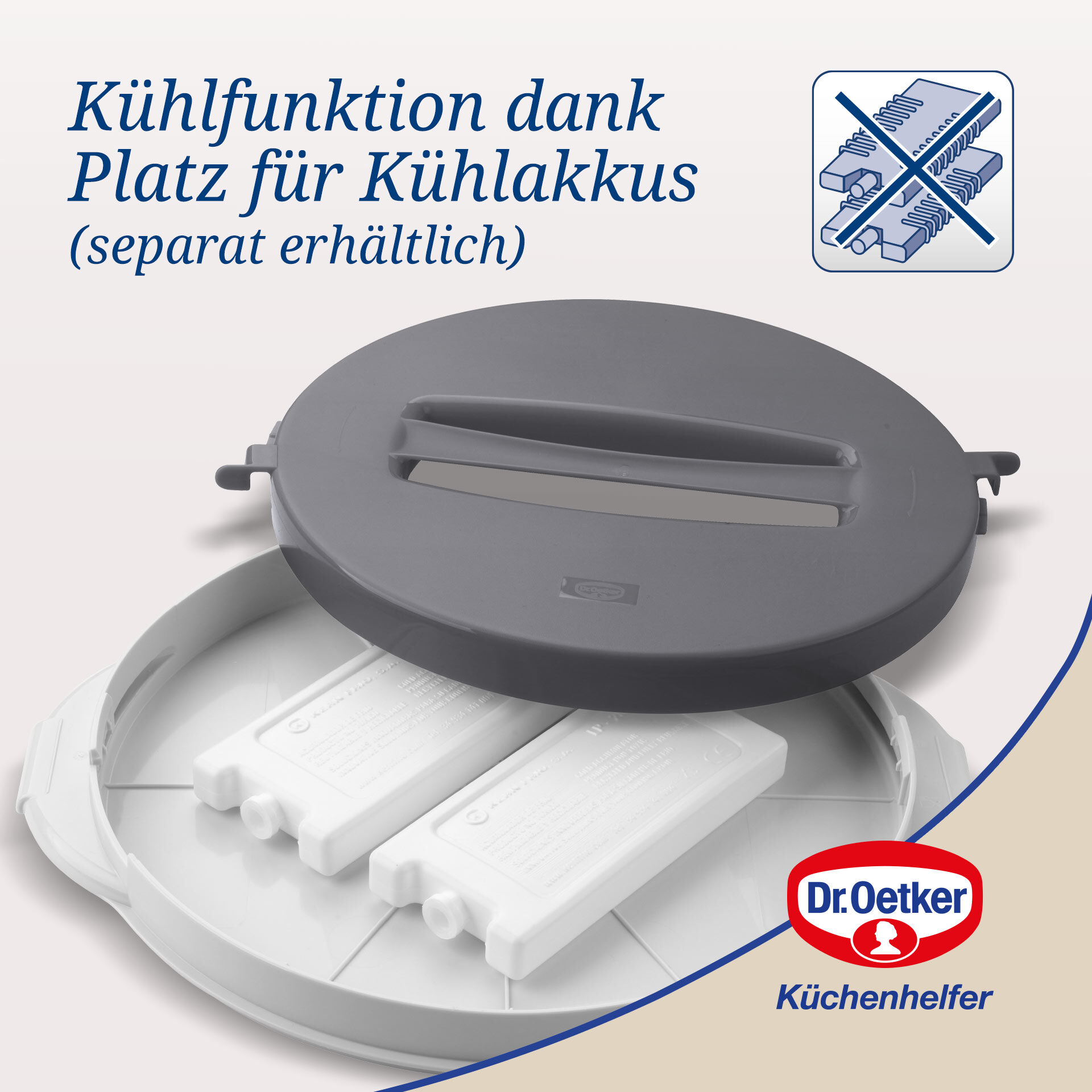 Kuchentransportbox Bake & Go, Ø38,5cm