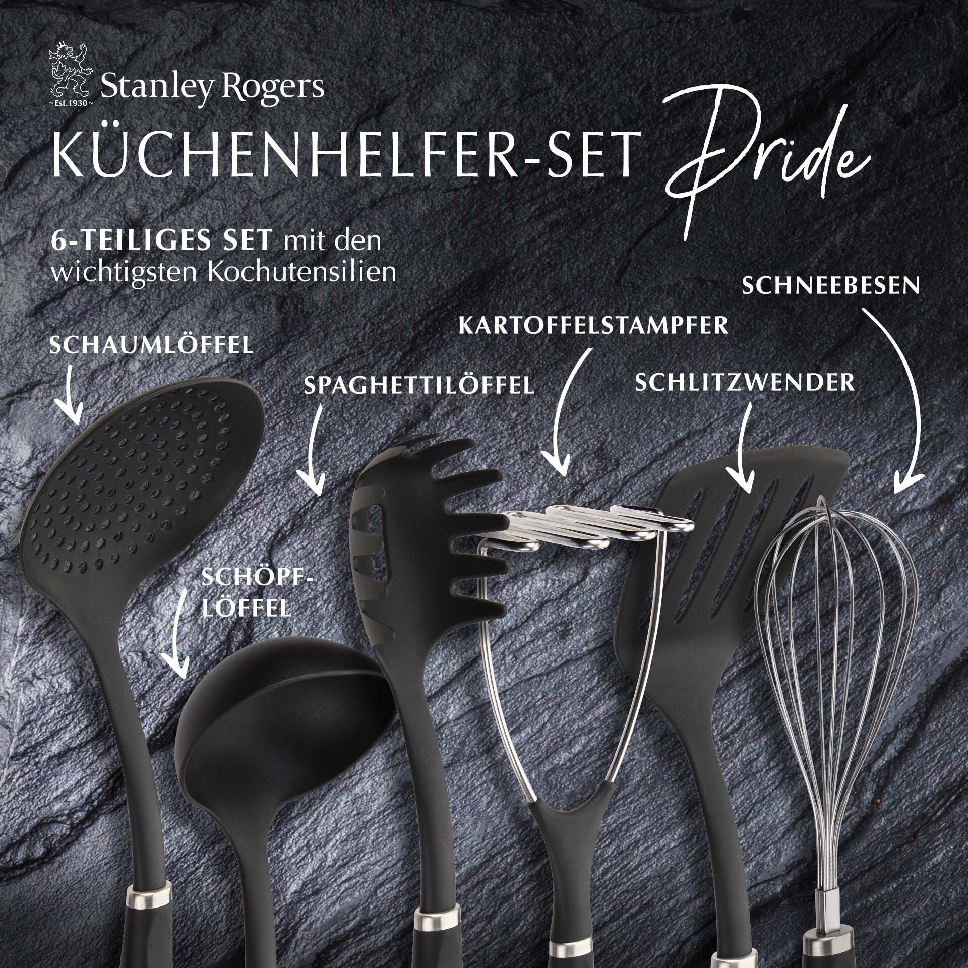 Küchenhelfer-Set "Pride", 6-teilig