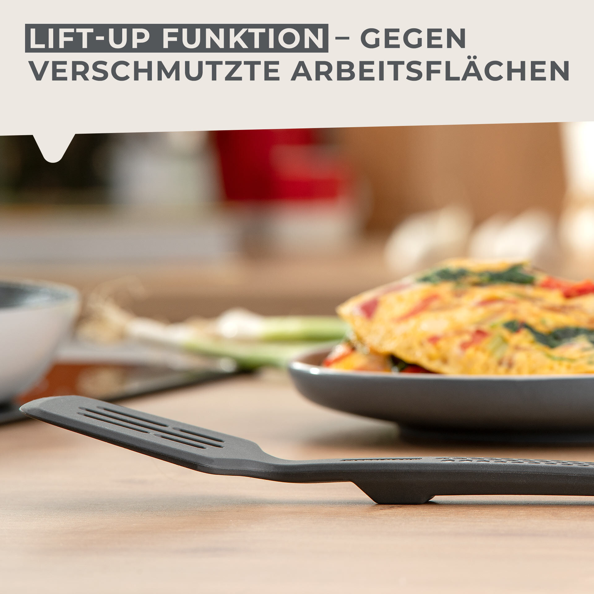 Pfannenwender mit Schlitzen Statement, Silikon