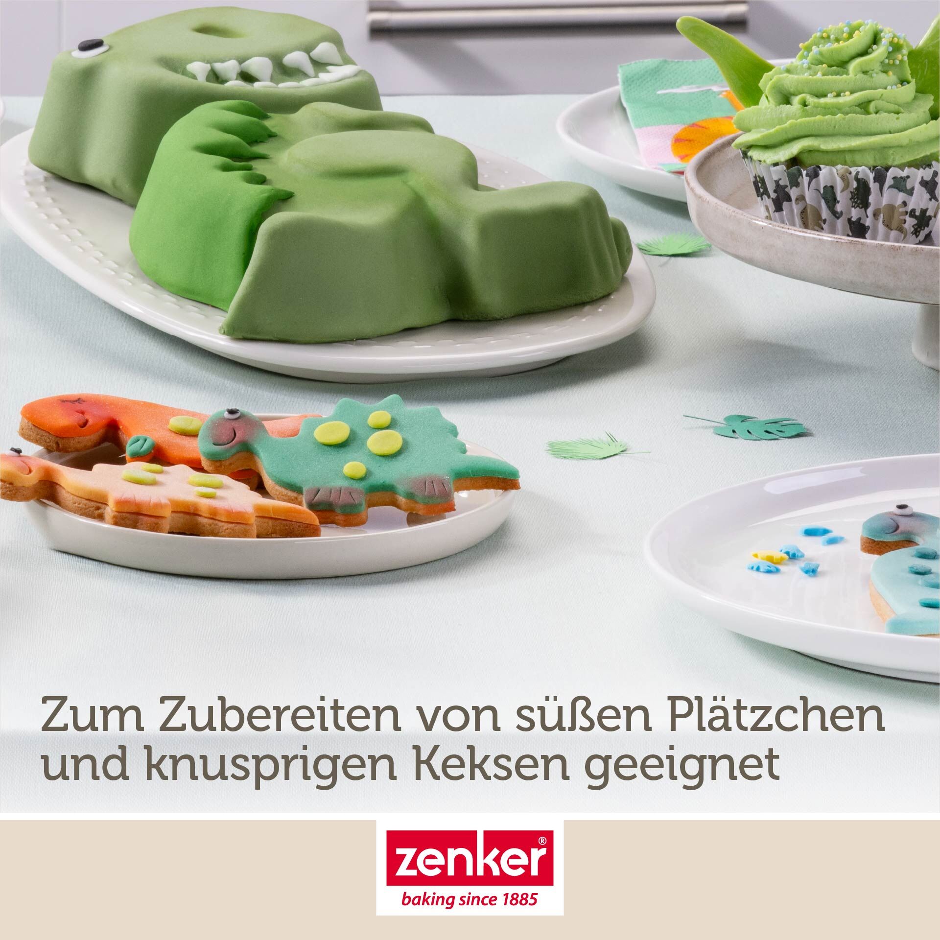 Dinosaurier-Ausstecher-Set, 4-teilig