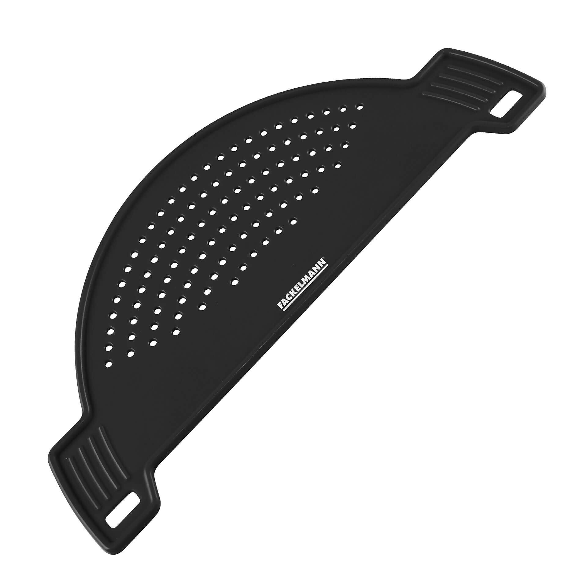 Abgießhilfe, schwarz