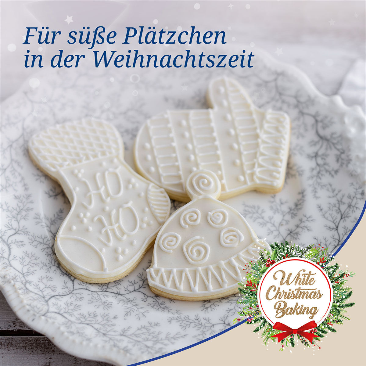 Ausstecher Winter-Outfit White Christmas Baking, 3-teilig