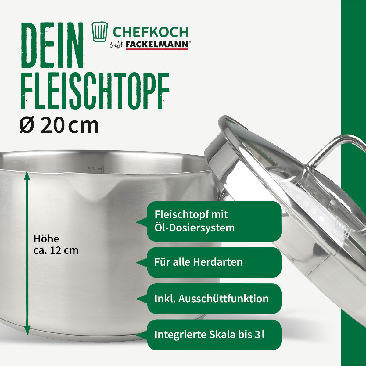 Fleischtopf München, Ø20cm Fleischtopf München, Ø20cm