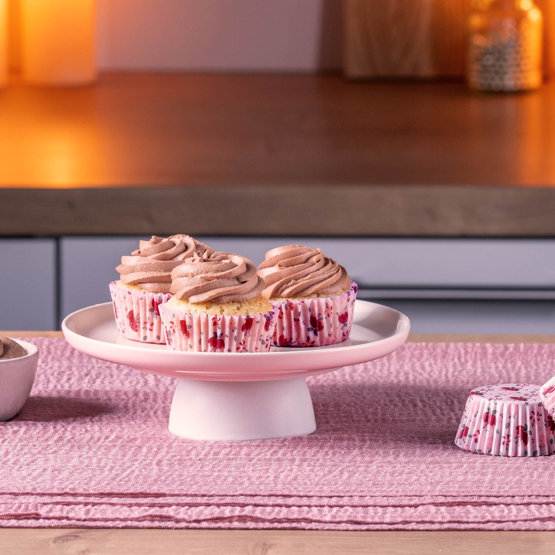 Muffinförmchen Flower Power, Ø5cm, 50 Stk.